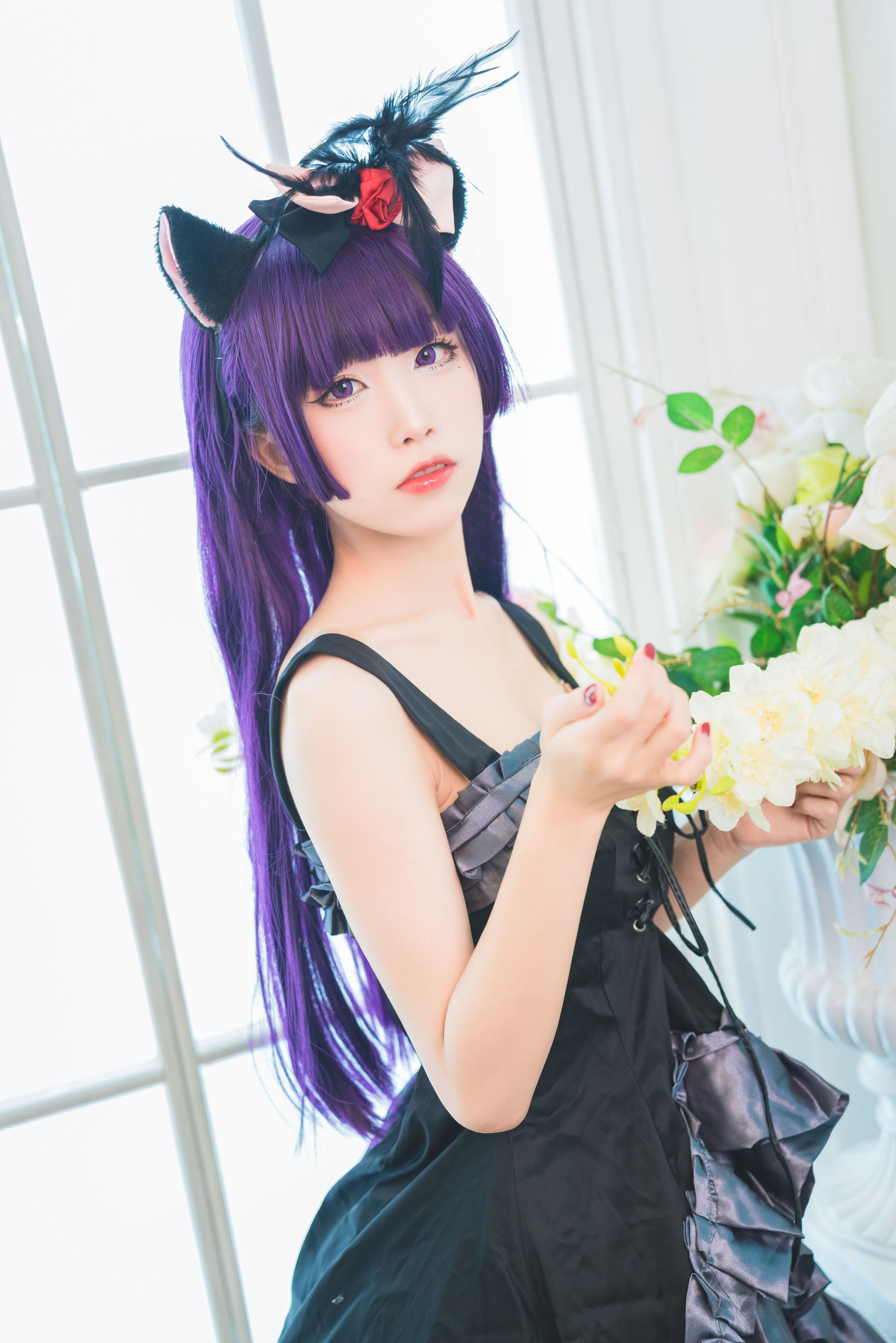 COS Phúc Lợi] Blogger Anime Shui Miao Aqua - Mèo Đen