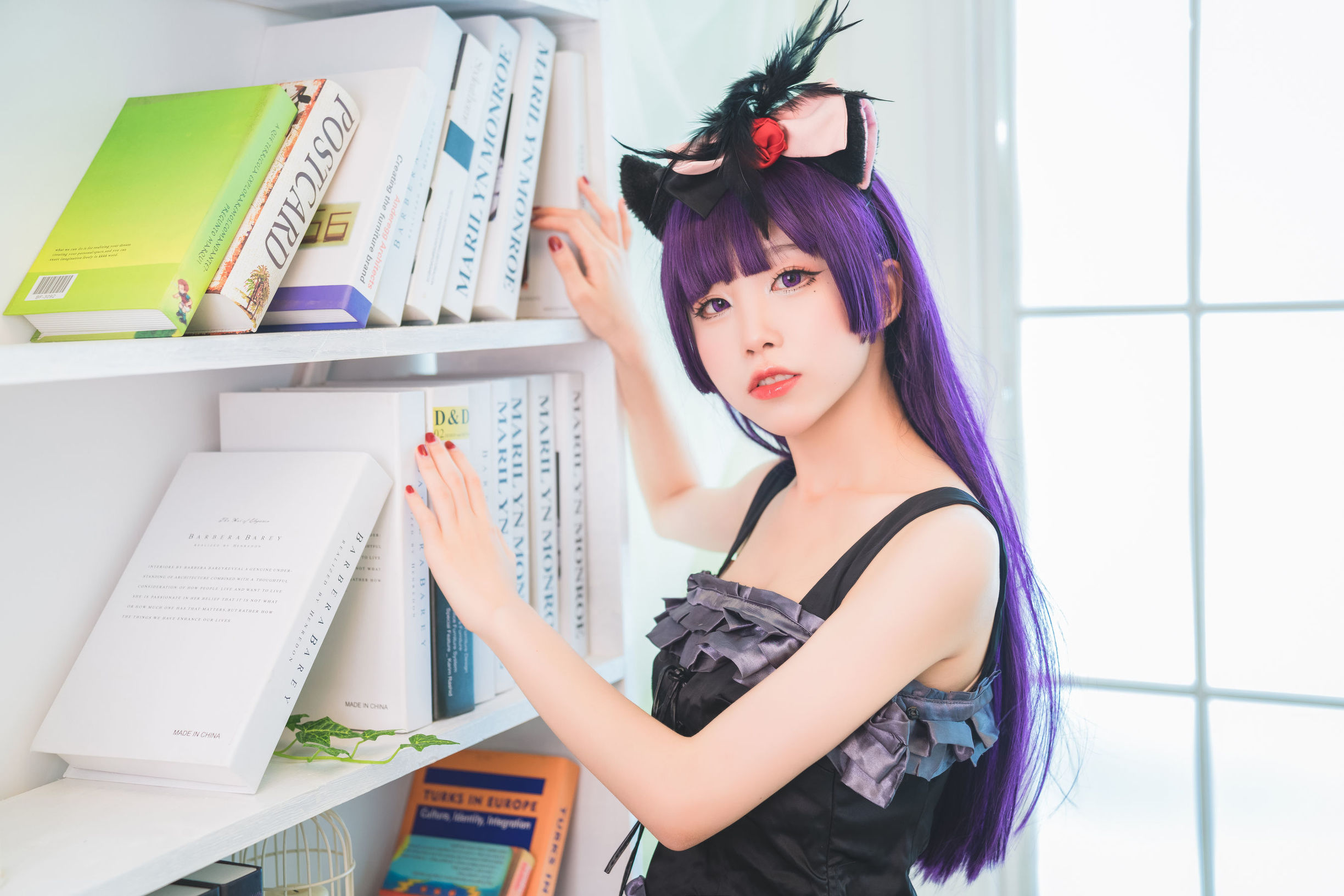 COS Phúc Lợi] Blogger Anime Shui Miao Aqua - Mèo Đen