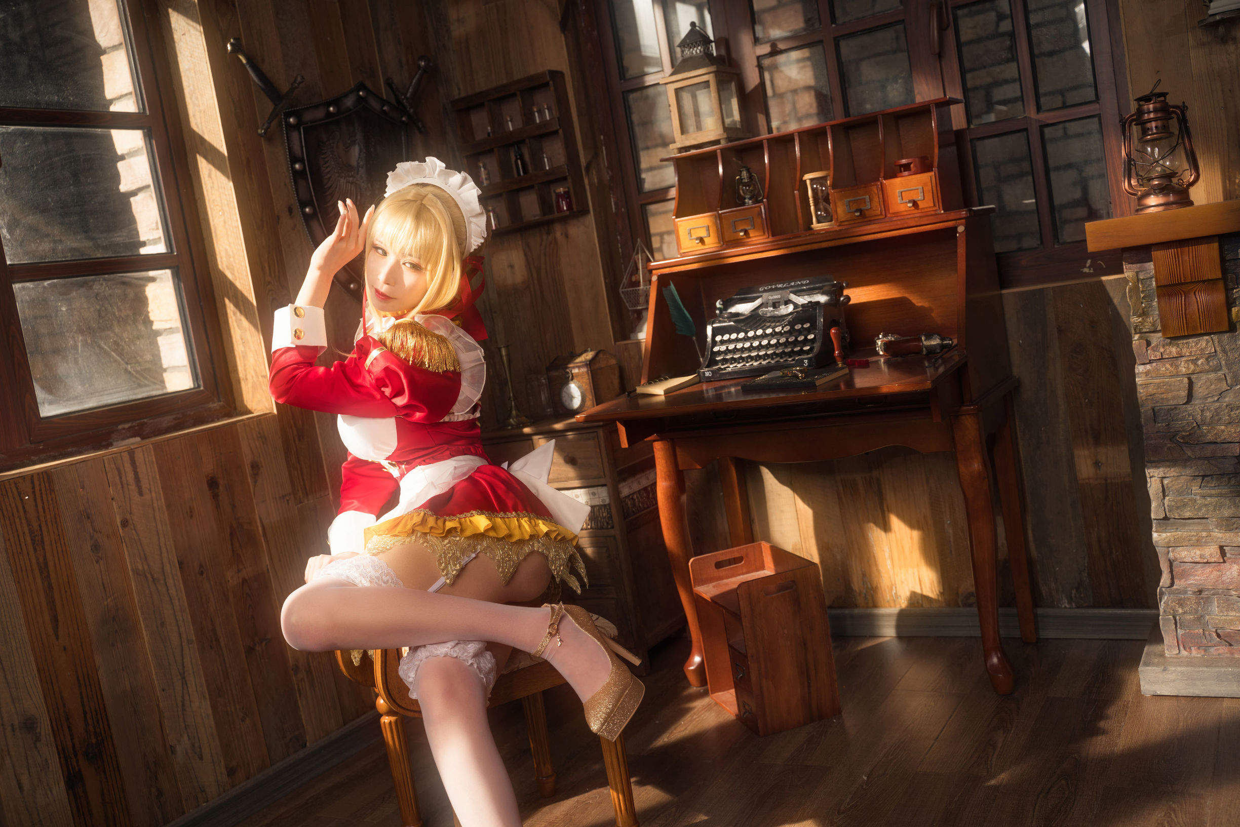 COSฟู๋ลี่] บล็อกเกอร์อนิเมะ ไอครู_PhD - เนโร่ YD สาวใช้