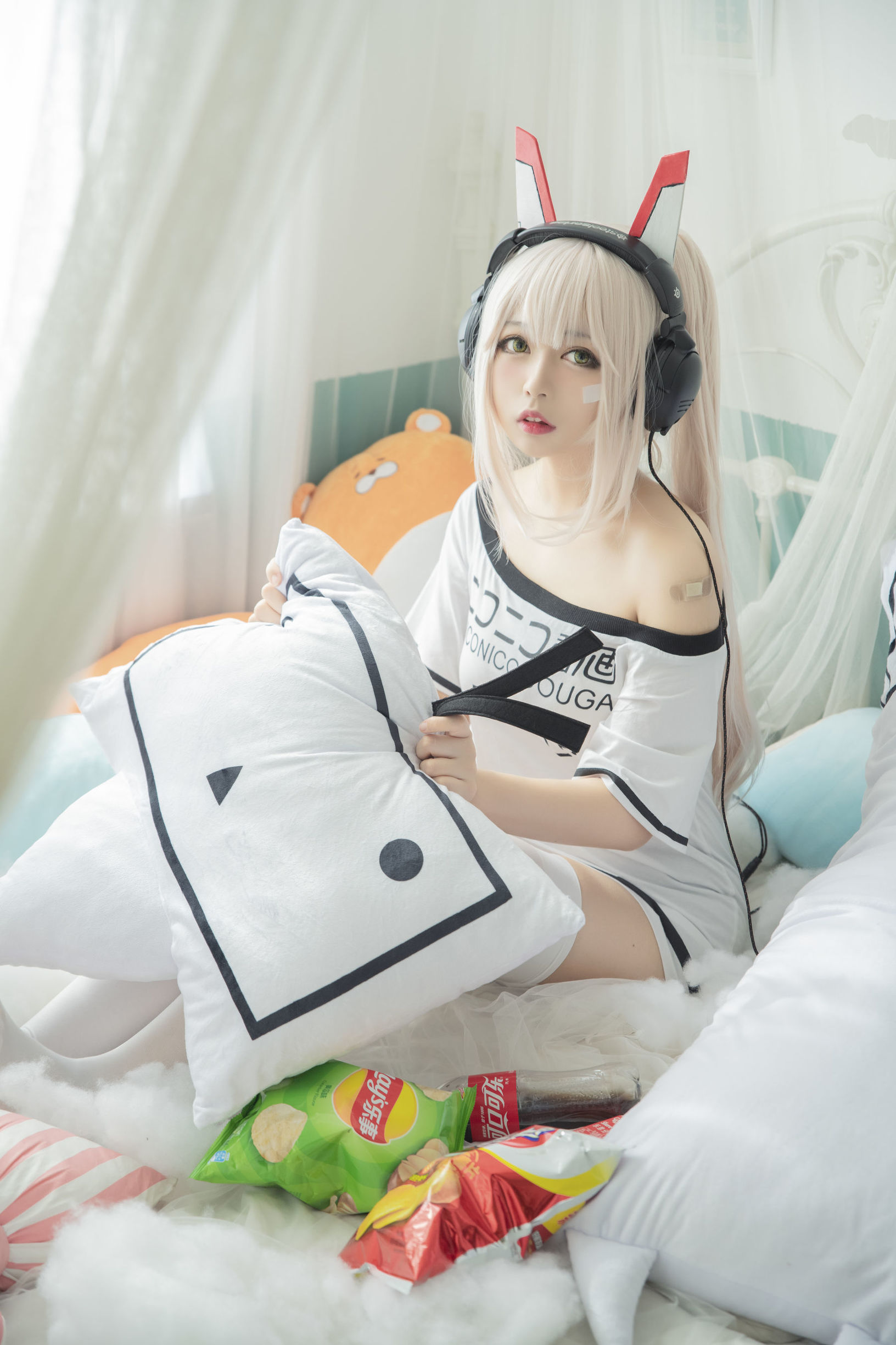 COS ฟู ลี่] สาวตาโตที่น่ารัก แบล็คแคทแคท OvO - คนอ้วนออตาคุ หลิงโป