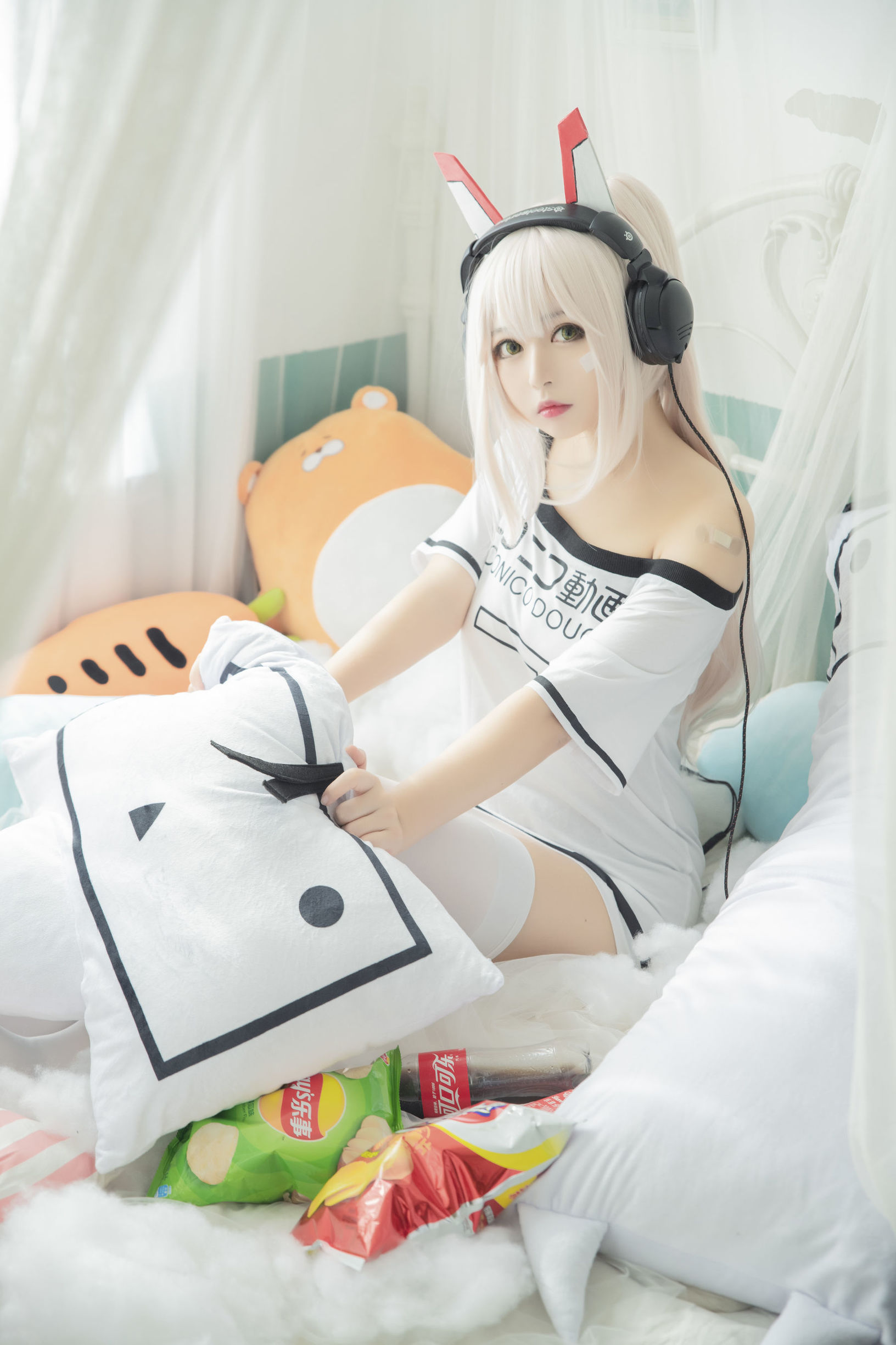 COS ฟู ลี่] สาวตาโตที่น่ารัก แบล็คแคทแคท OvO - คนอ้วนออตาคุ หลิงโป