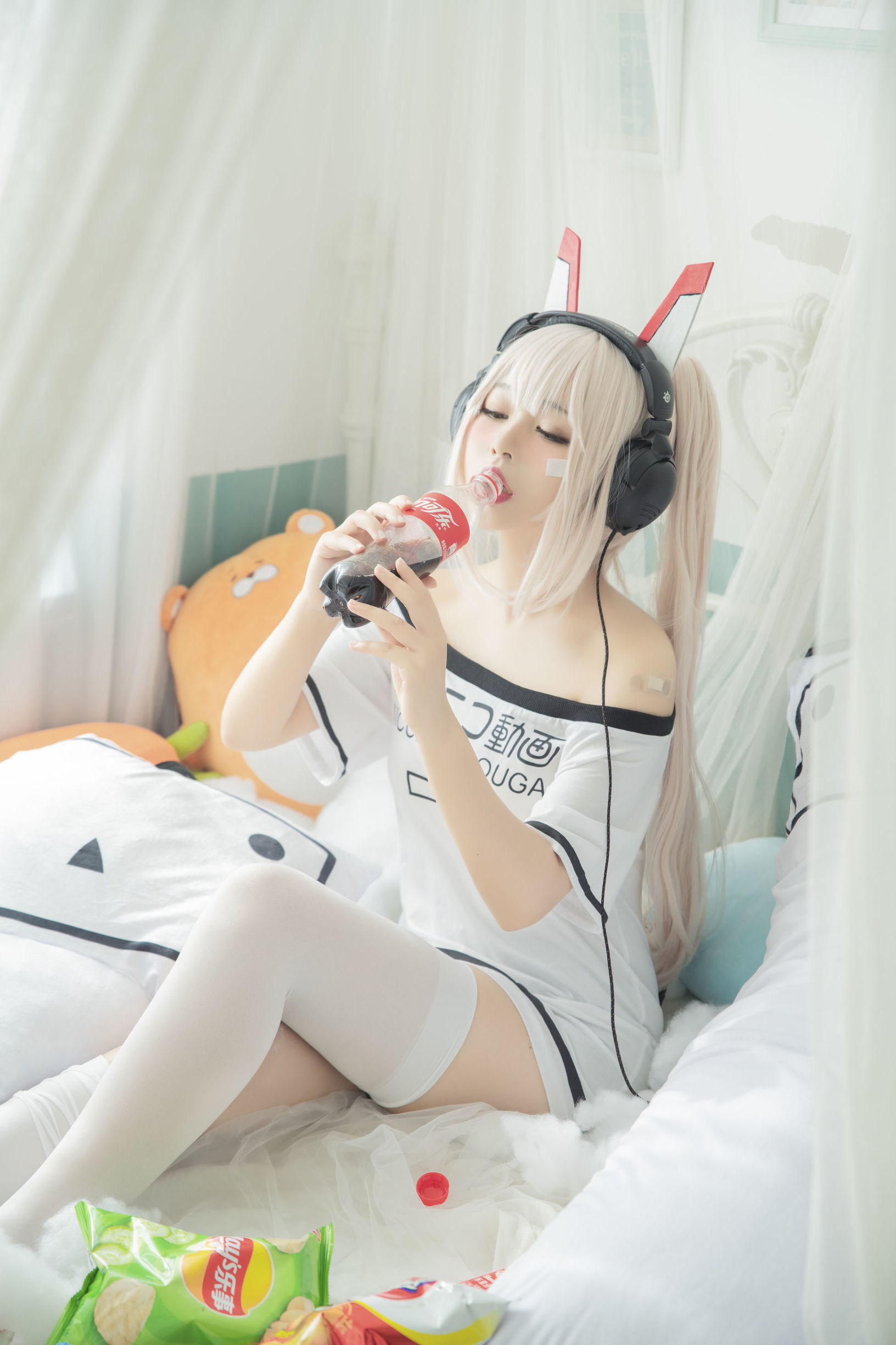 COS ฟู ลี่] สาวตาโตที่น่ารัก แบล็คแคทแคท OvO - คนอ้วนออตาคุ หลิงโป