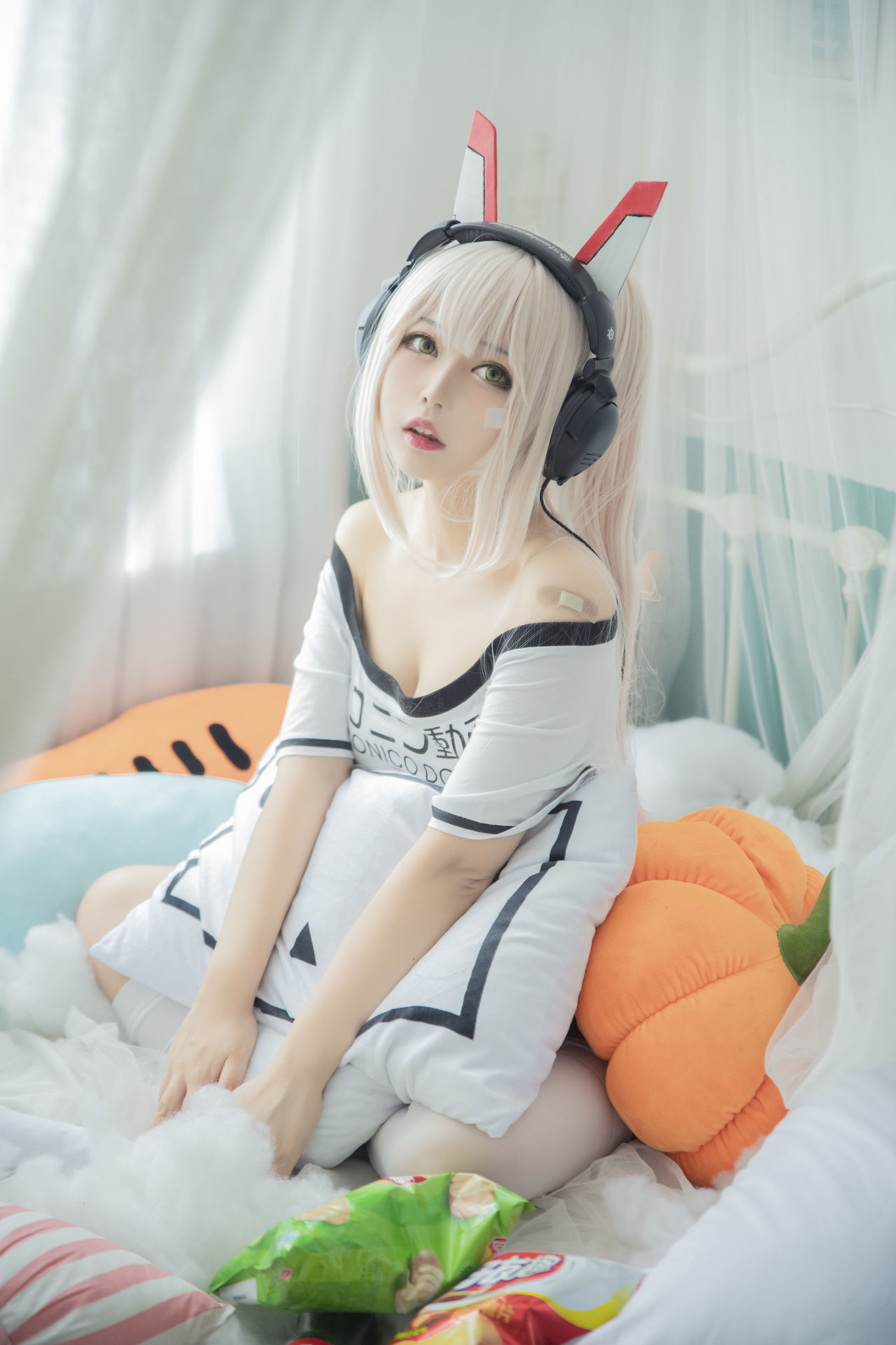 COS ฟู ลี่] สาวตาโตที่น่ารัก แบล็คแคทแคท OvO - คนอ้วนออตาคุ หลิงโป