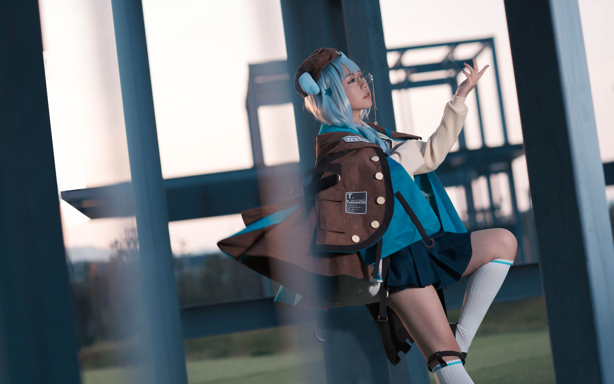 Cosplay Perks] Weibo Cute Girl Lan Xiao Yi KiKi - Arknights