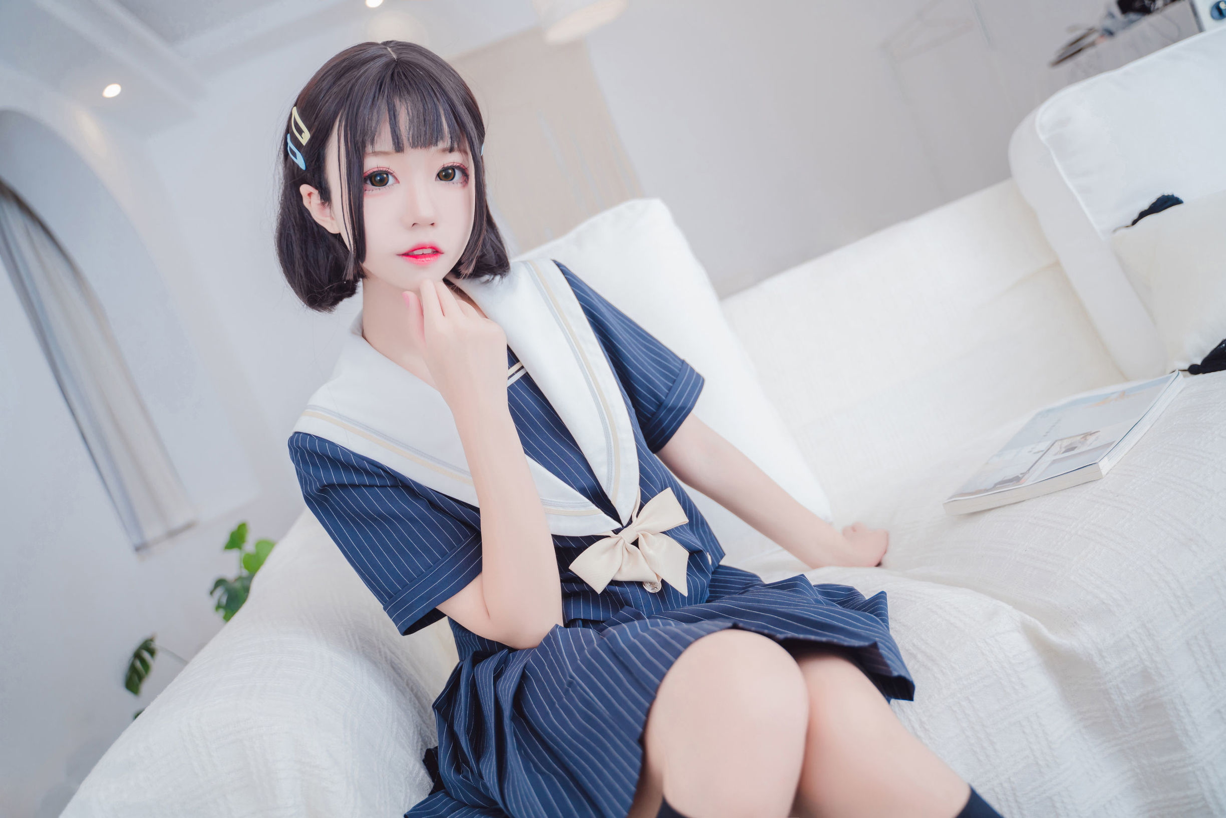 คอสเพลย์ ฟู ลี่] แมวจุนจุนMaoJun - สาวนักเรียนบริสุทธิ์