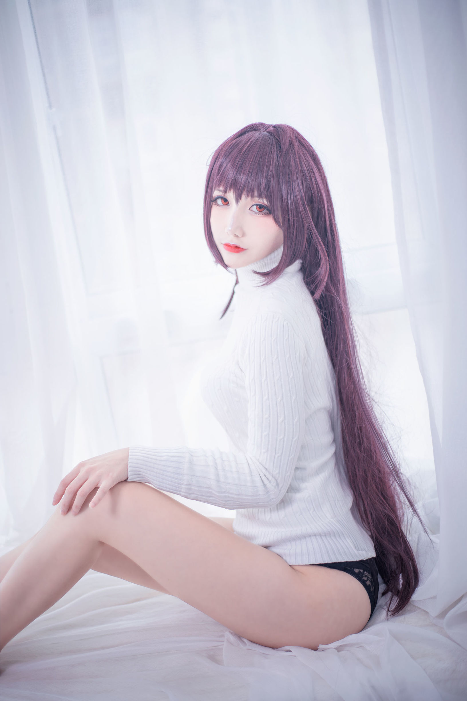 COS 혜택] COS 소녀 선구 Airi - 스카하 스웨터