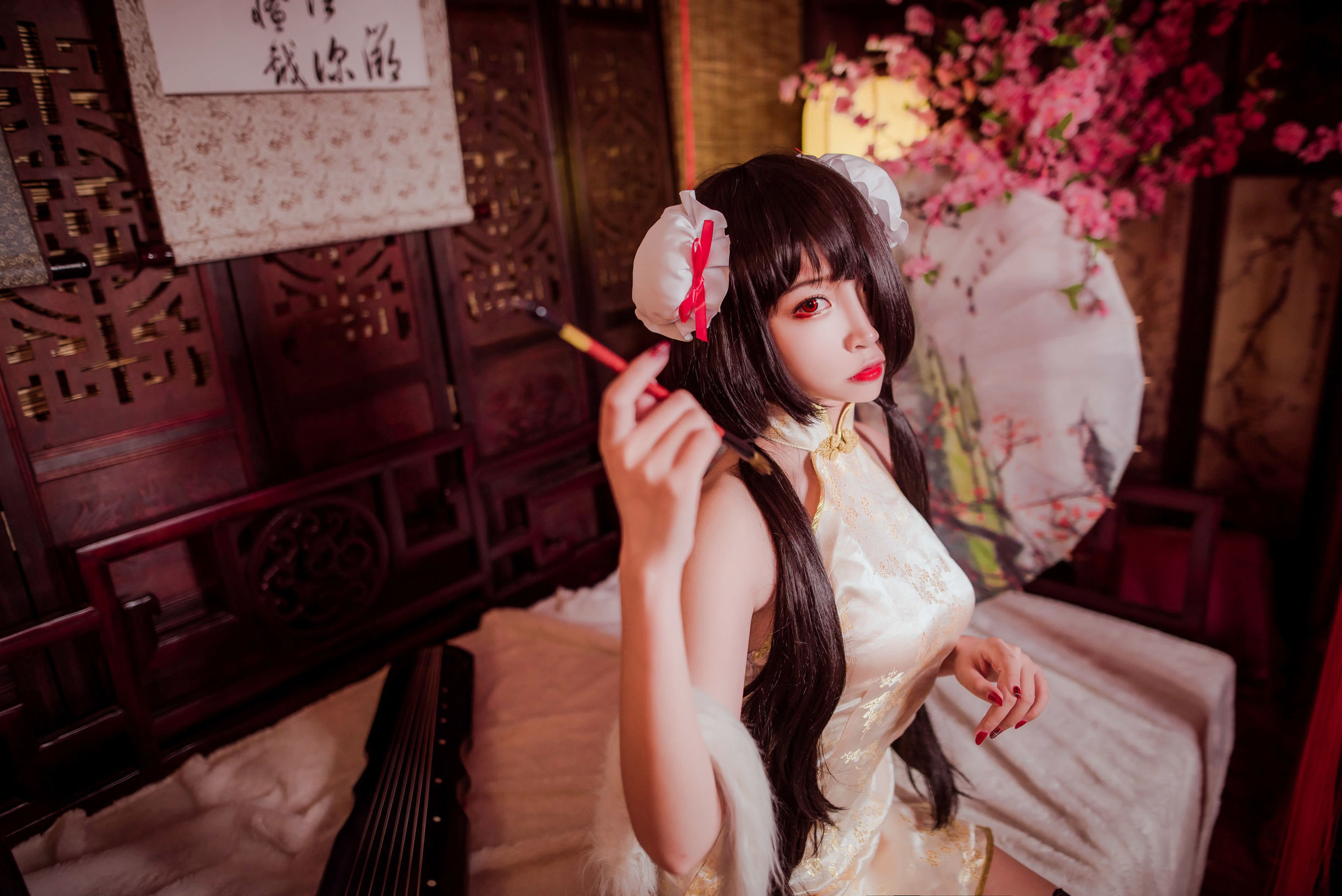 人気のコスプレイヤー 二佐Nisa 狂三旗袍