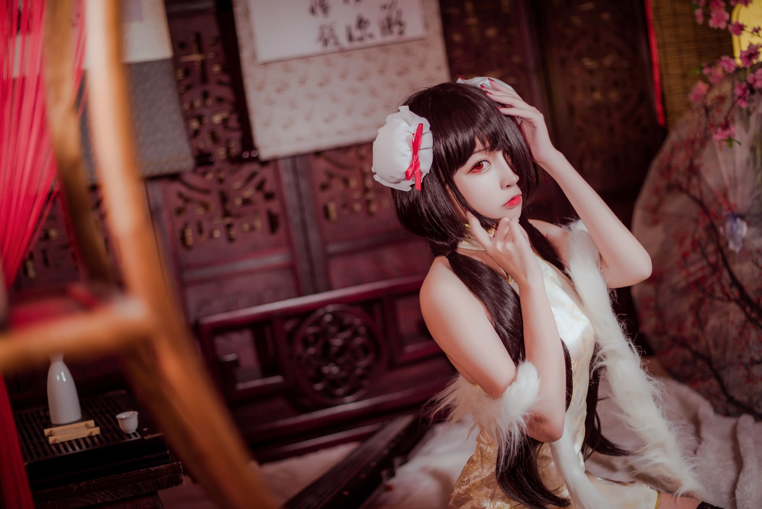 人気のコスプレイヤー 二佐Nisa 狂三旗袍