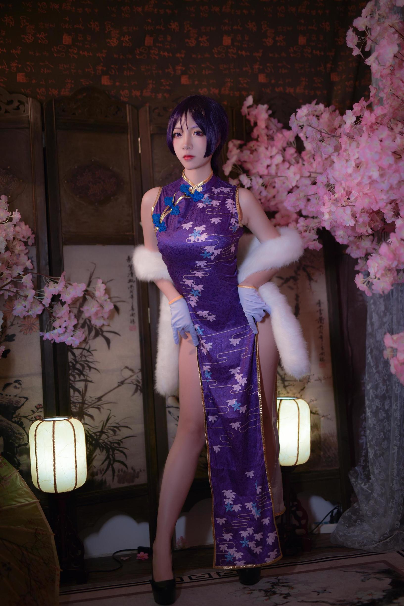 인기 코스플레이어 이사 니사 Fate 나이광 치파오