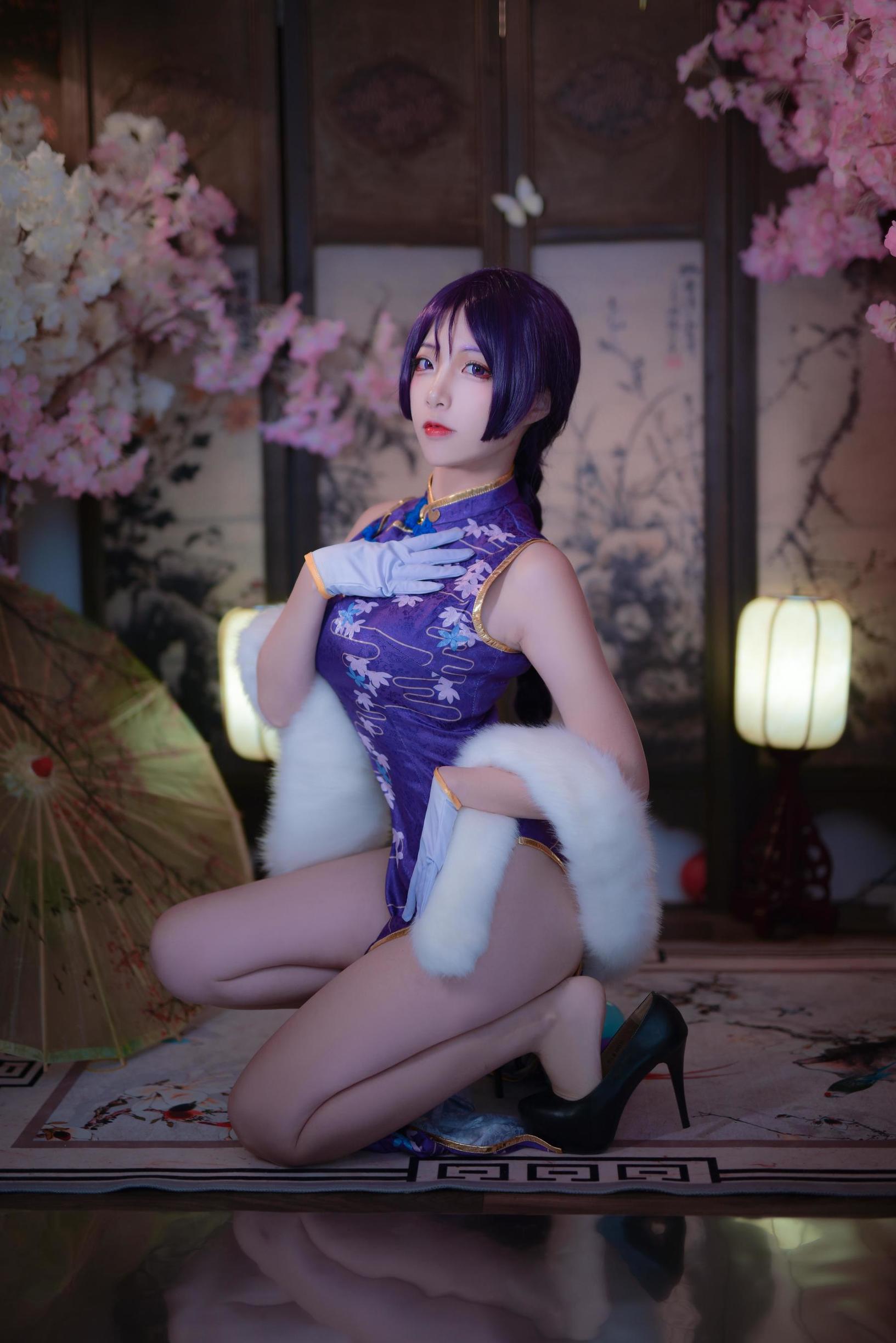 인기 코스플레이어 이사 니사 Fate 나이광 치파오