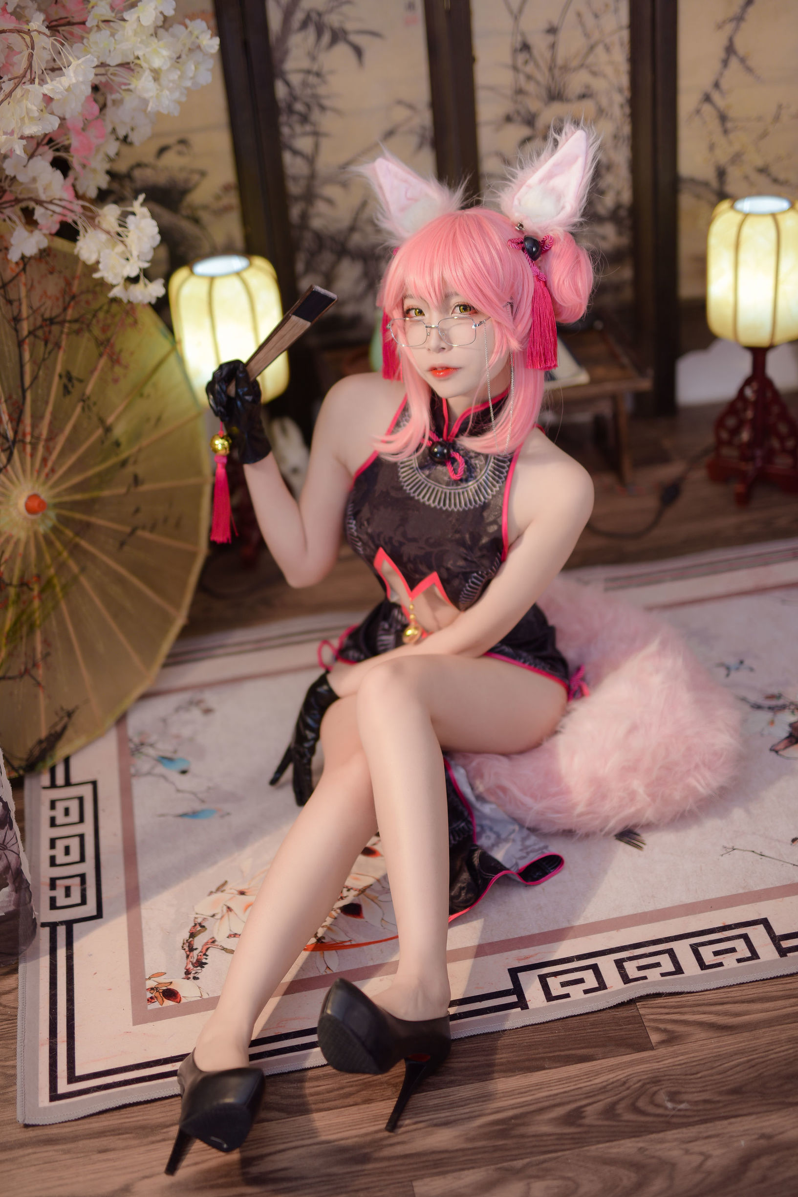 人気のコスプレイヤー 二佐 Nisa Fate 旗袍狐