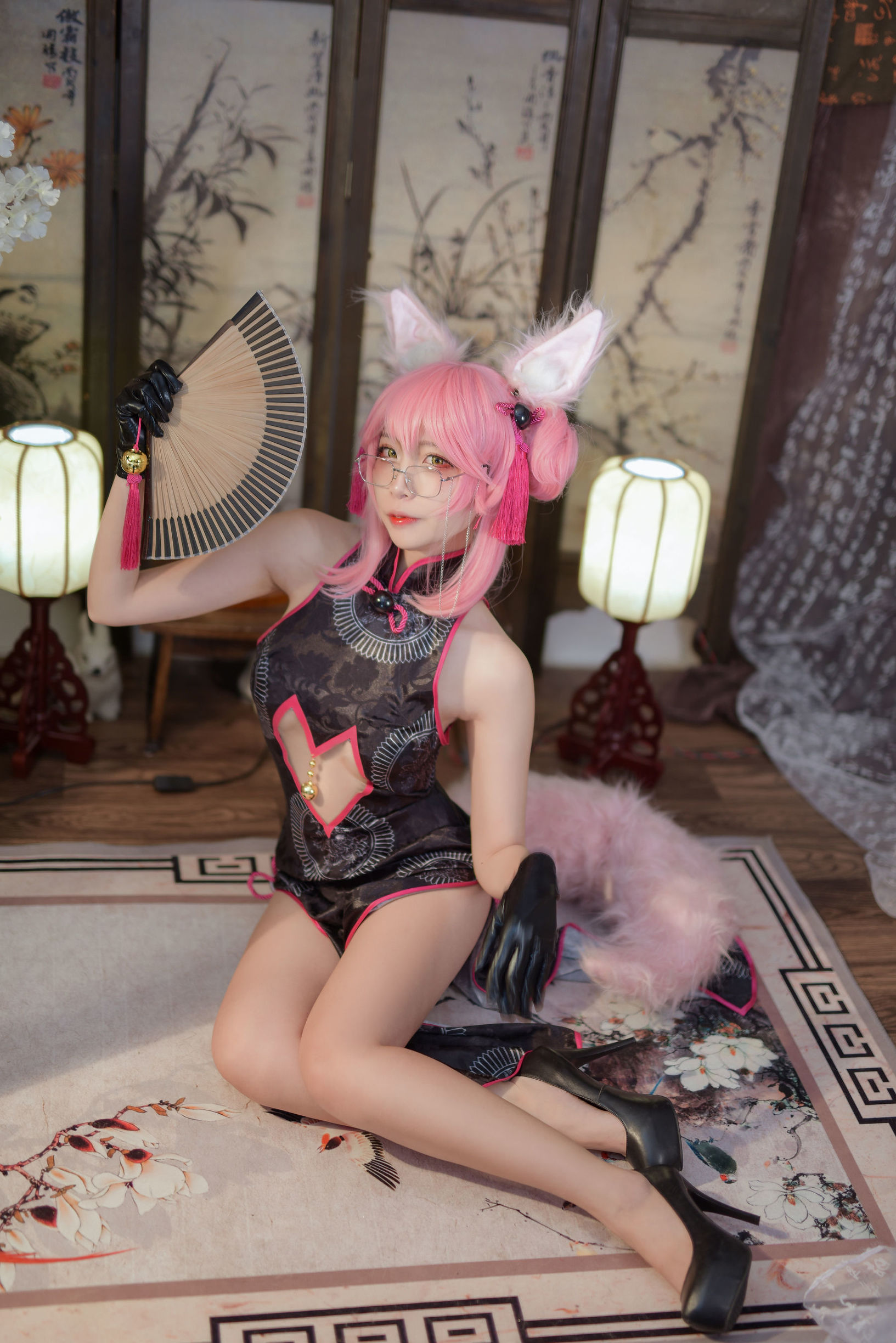 人気のコスプレイヤー 二佐 Nisa Fate 旗袍狐