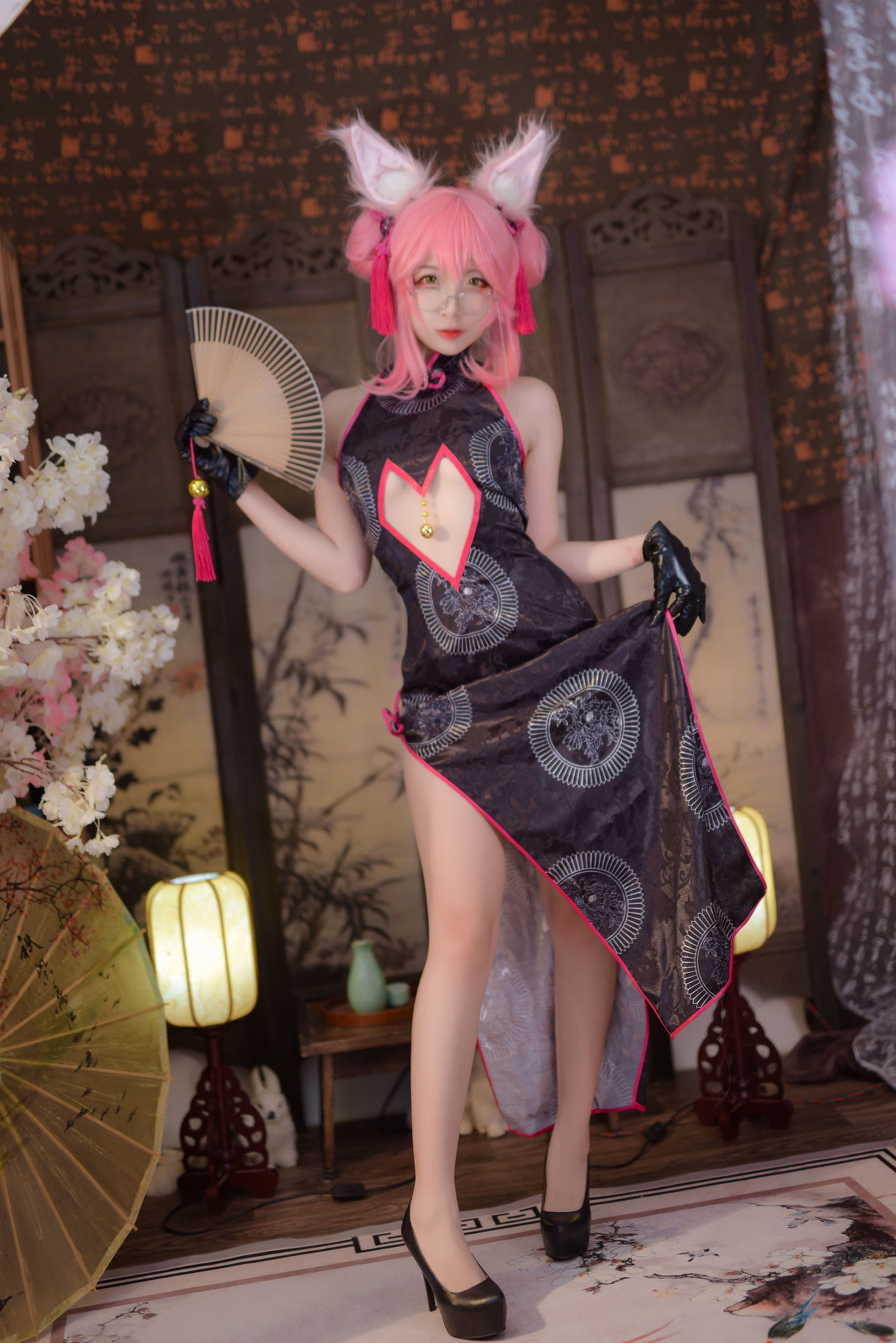 人気のコスプレイヤー 二佐 Nisa Fate 旗袍狐