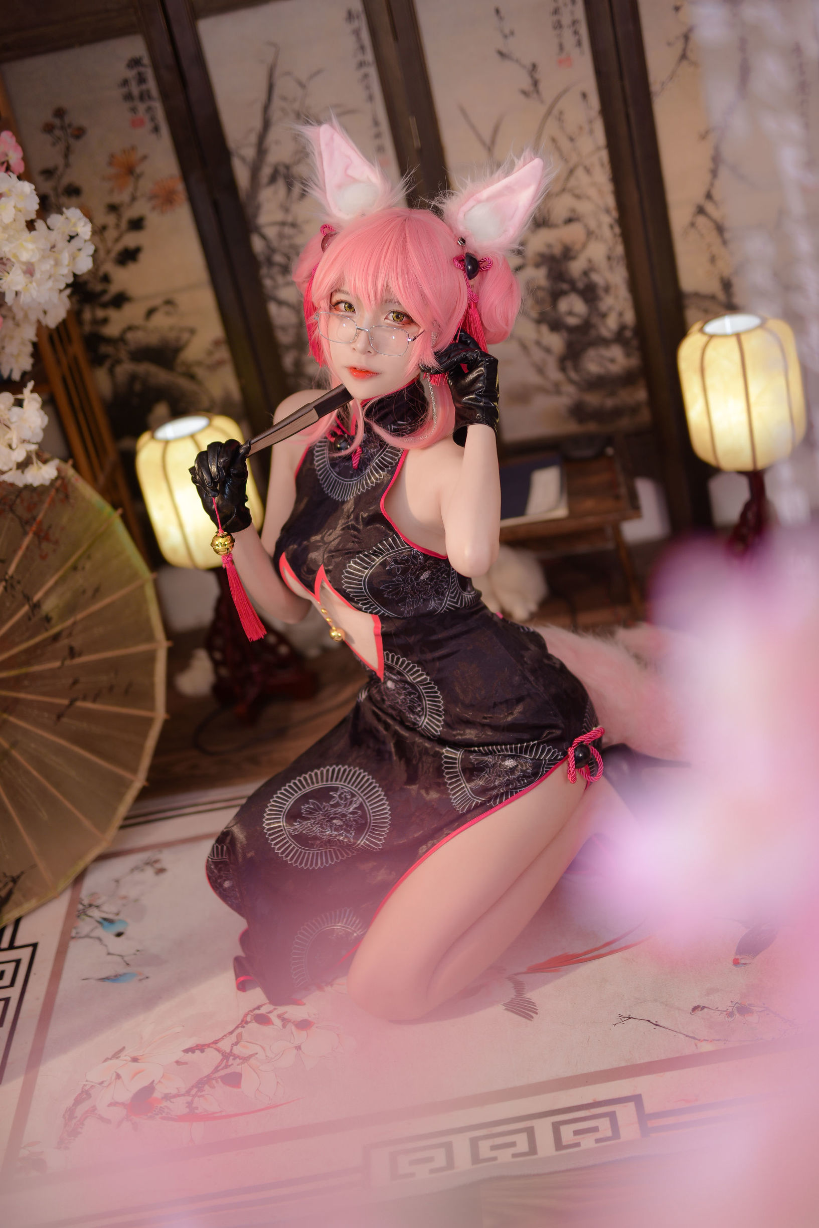 人気のコスプレイヤー 二佐 Nisa Fate 旗袍狐
