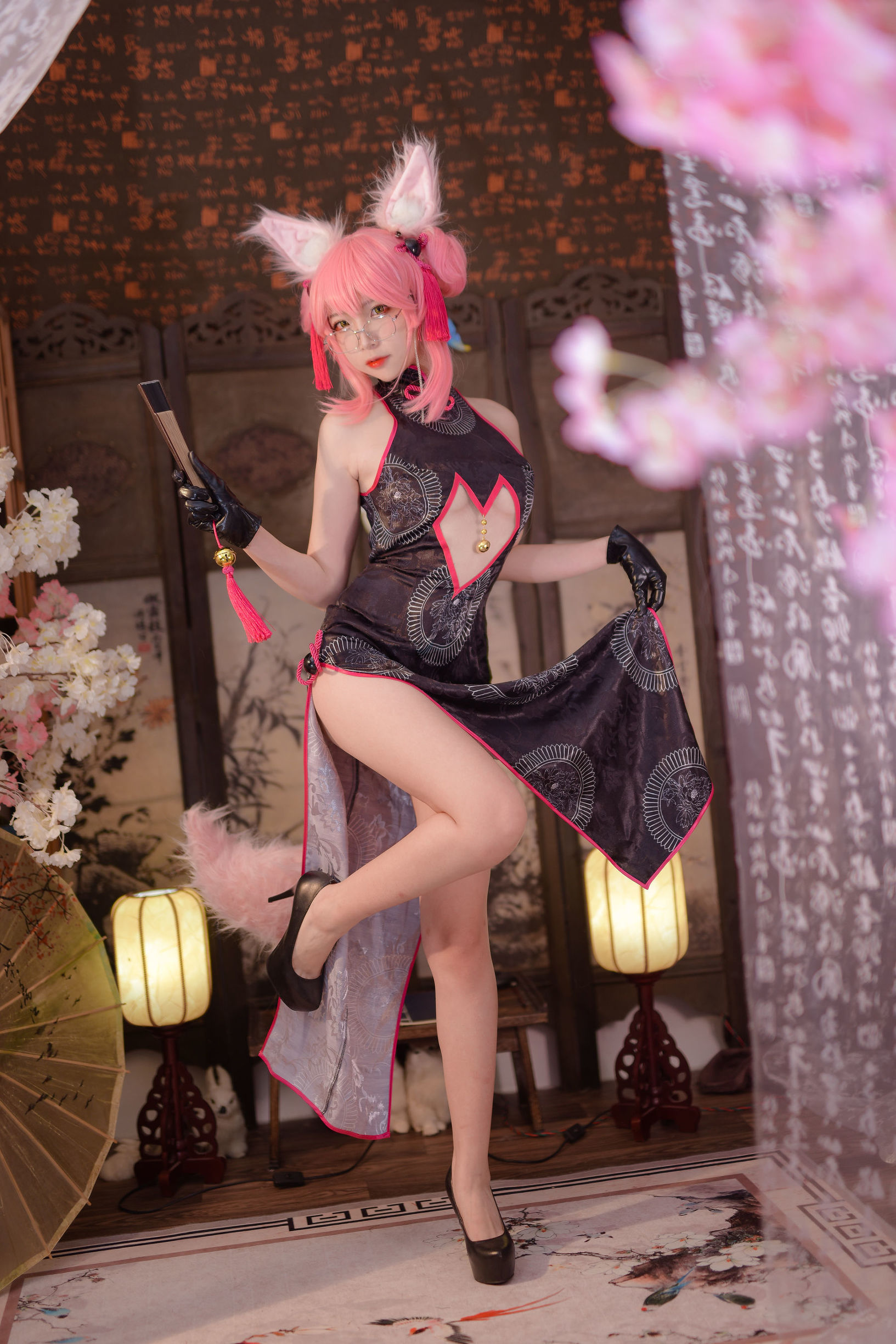 人気のコスプレイヤー 二佐 Nisa Fate 旗袍狐