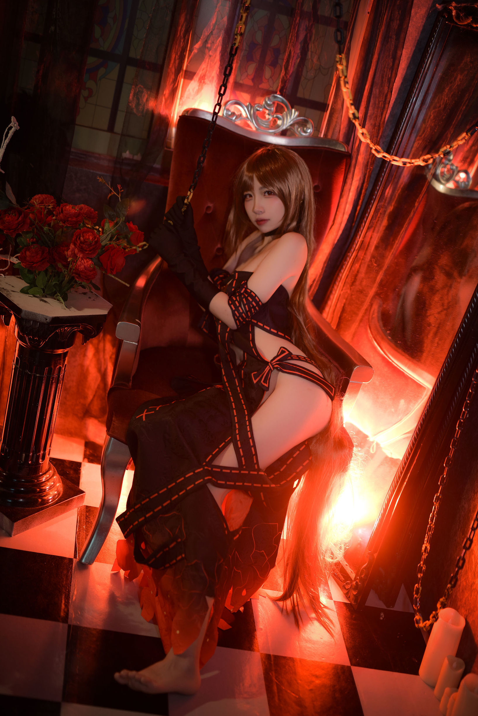人気のコスプレイヤー 二佐Nisa Fate 虞美人