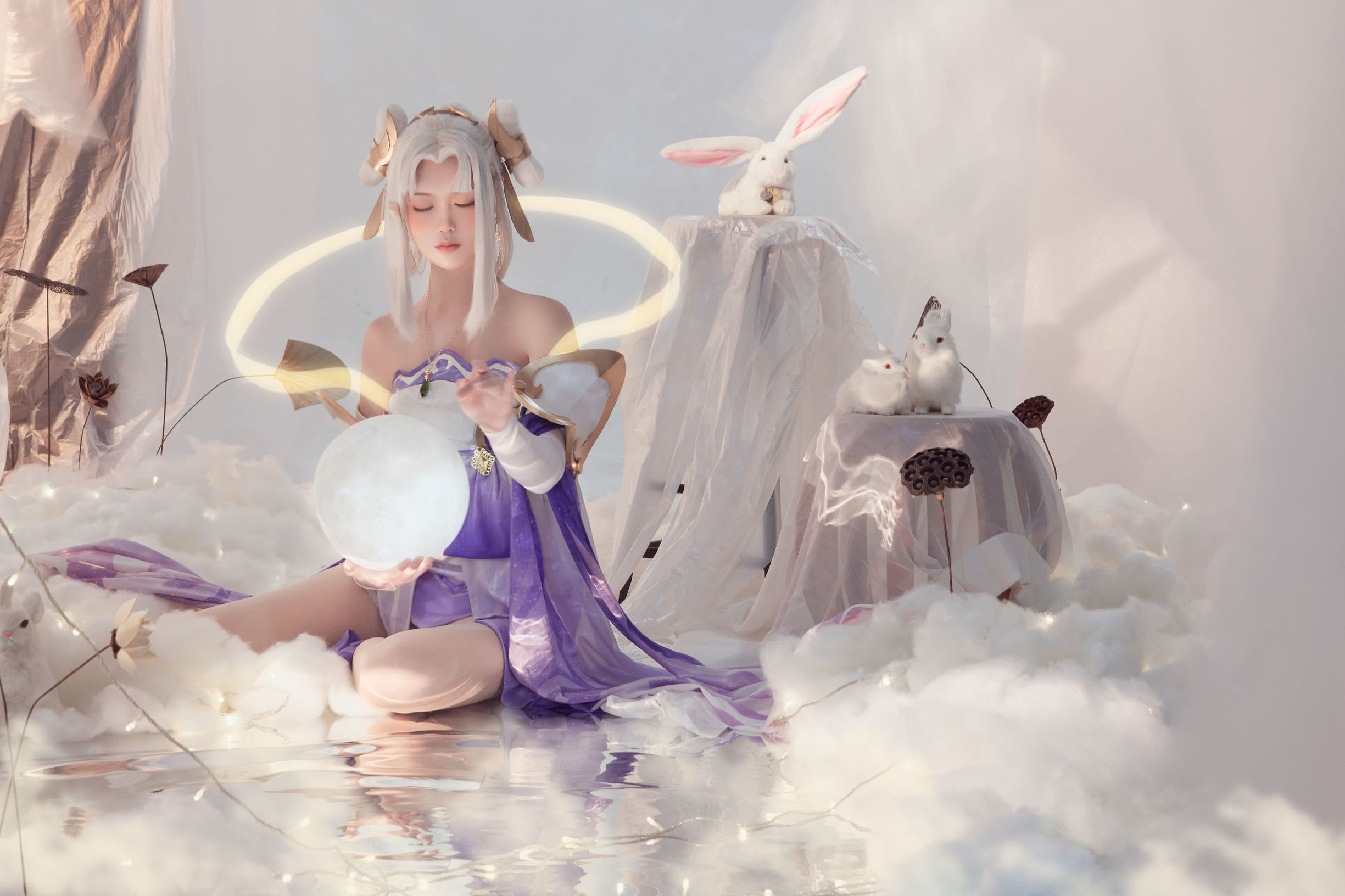 Popular coser Qi Gu'er MIKI, Honor of Kings Chang'e