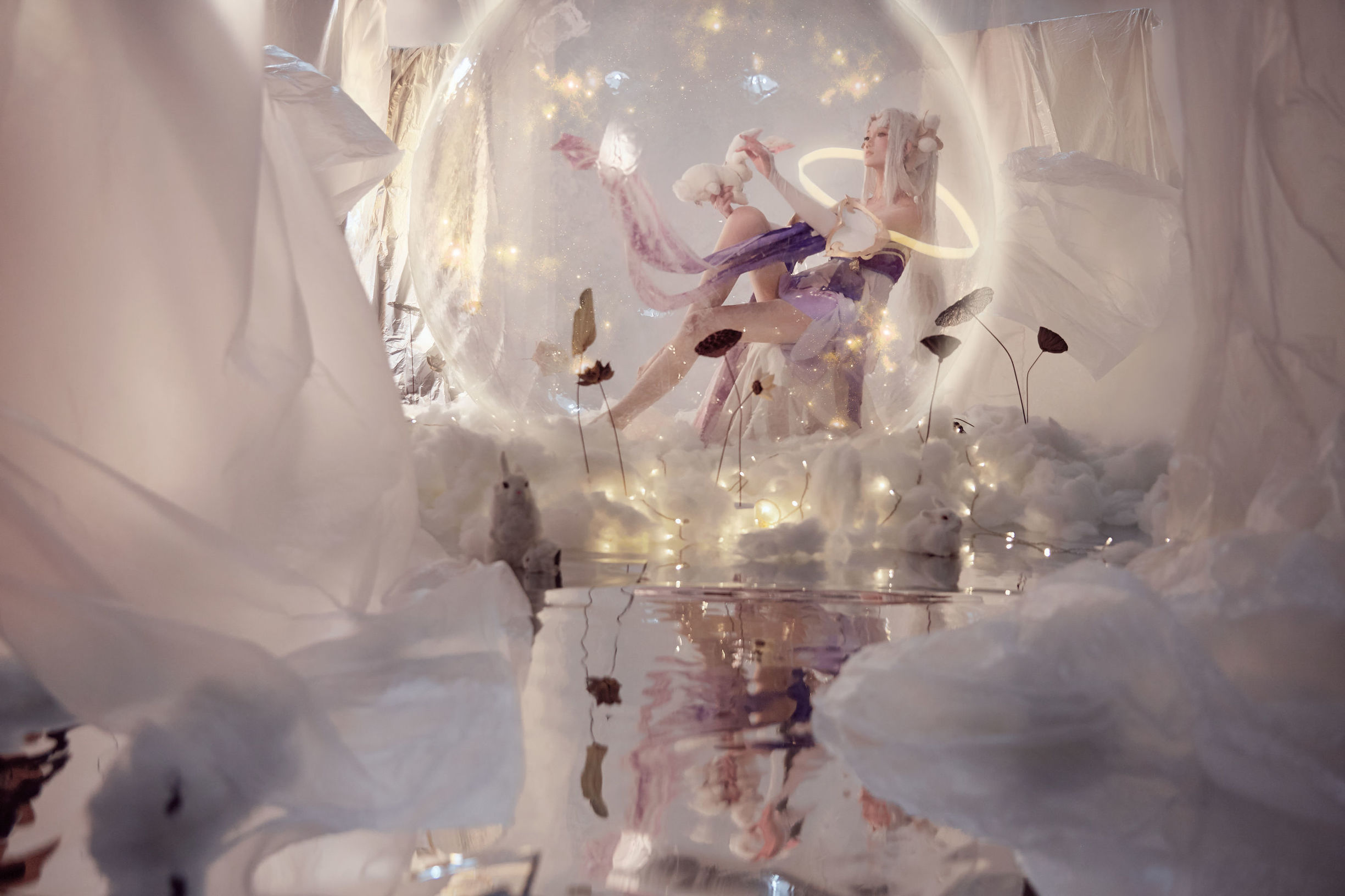 Popular coser Qi Gu'er MIKI, Honor of Kings Chang'e