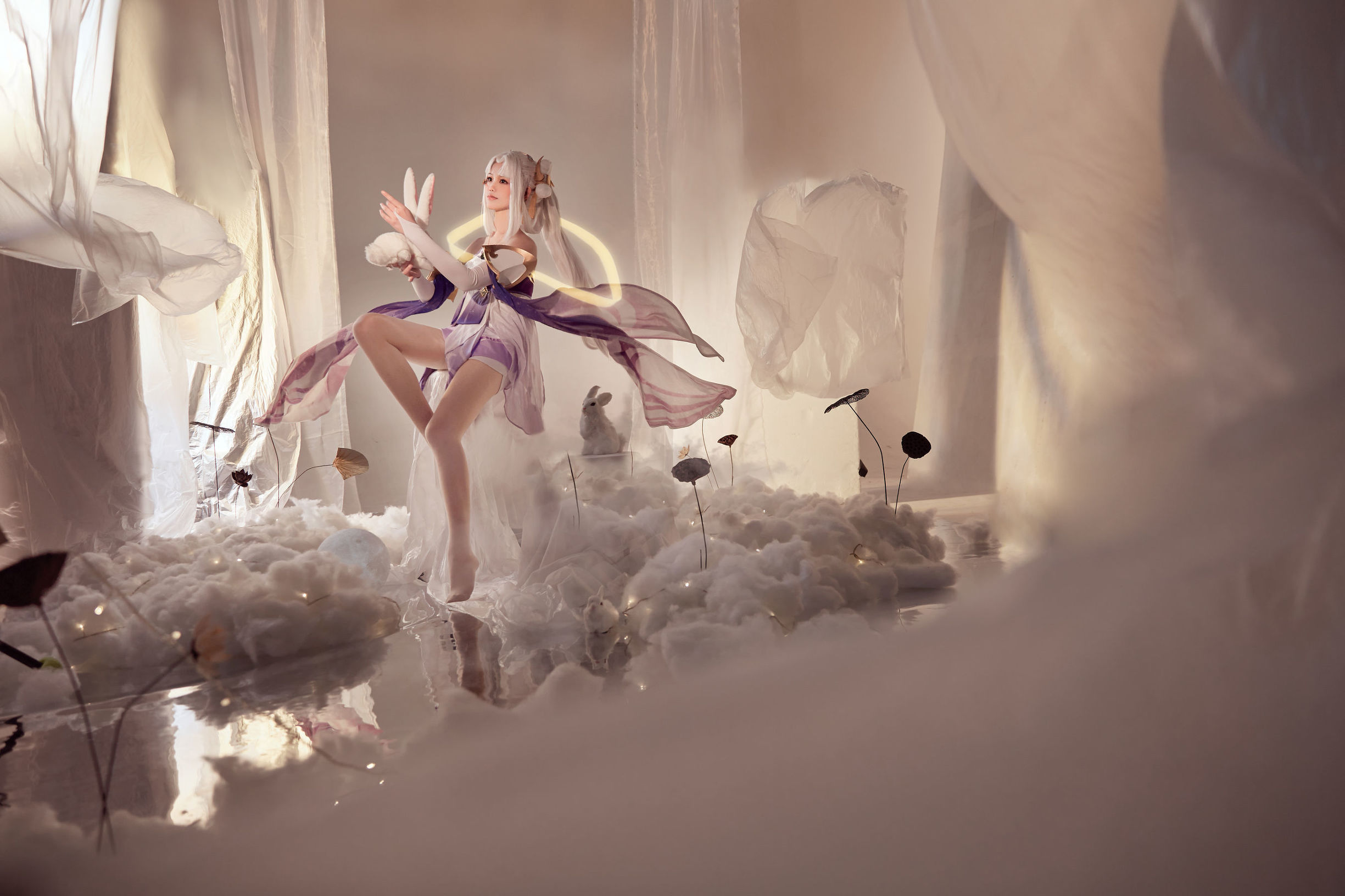 Popular coser Qi Gu'er MIKI, Honor of Kings Chang'e