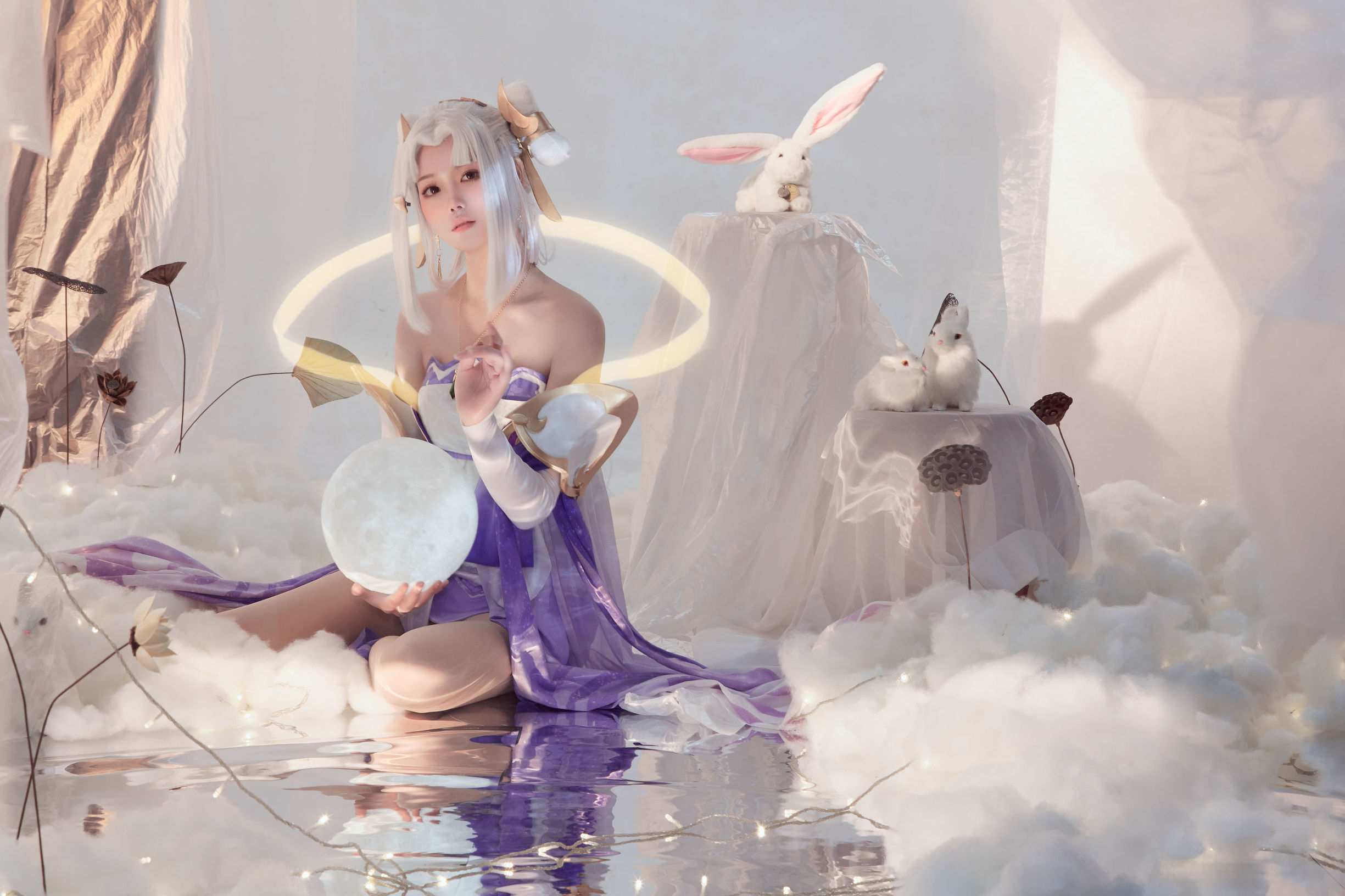 Popular coser Qi Gu'er MIKI, Honor of Kings Chang'e