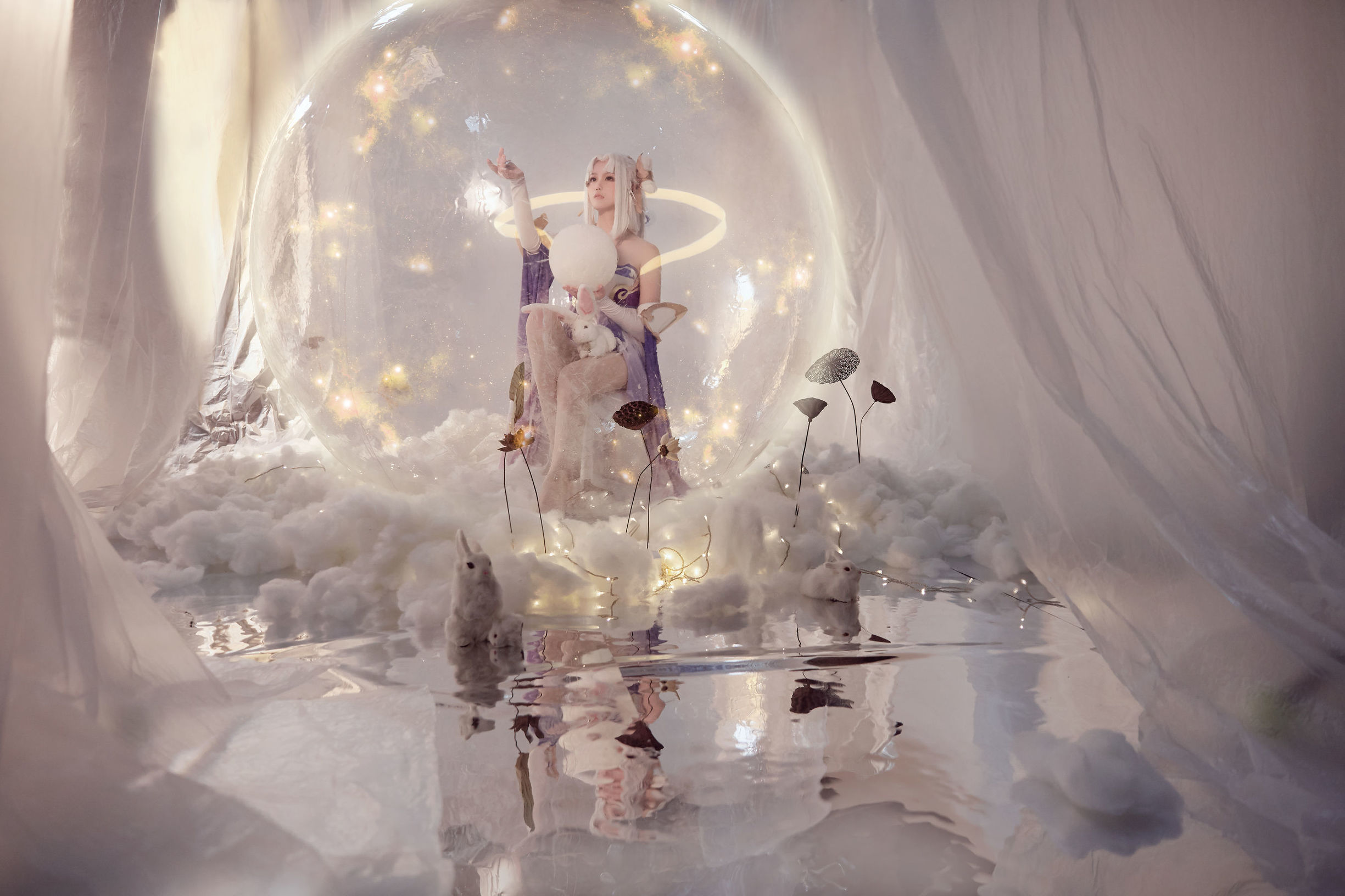 Popular coser Qi Gu'er MIKI, Honor of Kings Chang'e