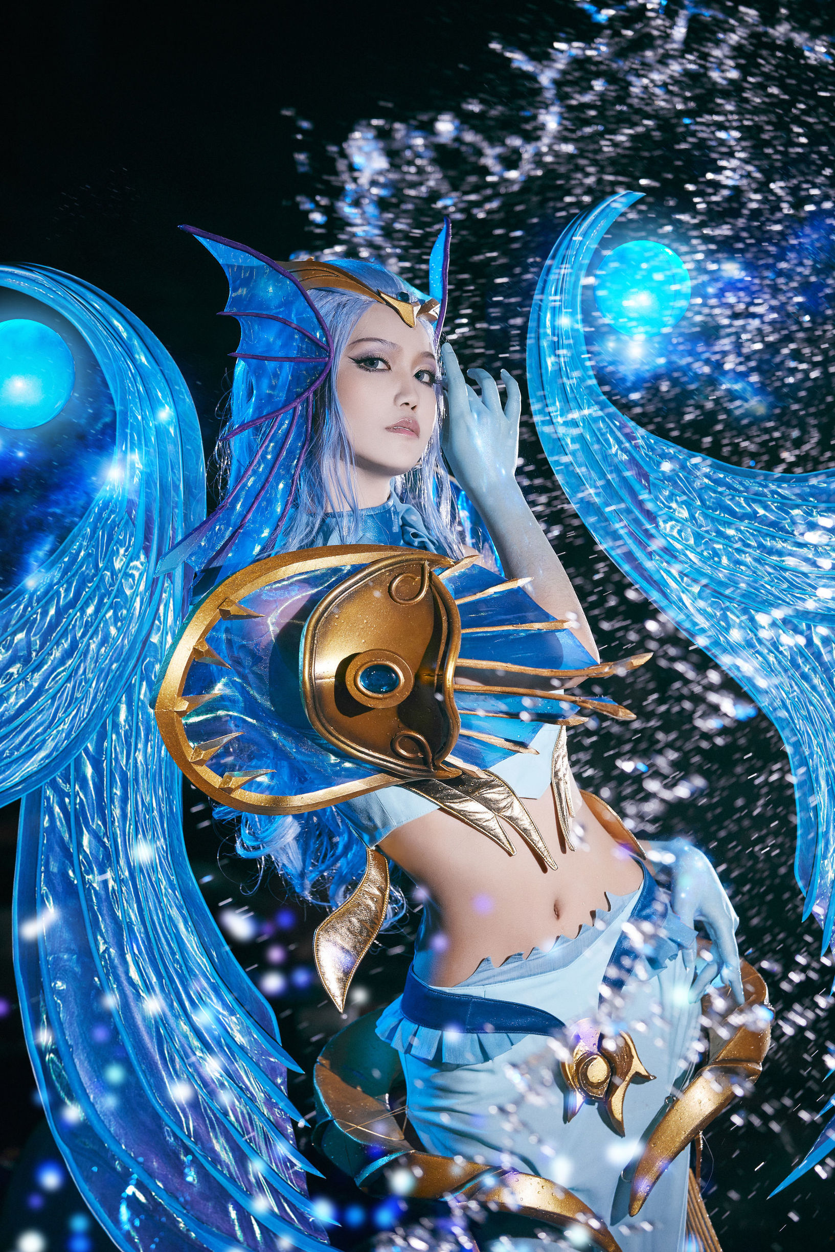 Popular cosplayer Qi Gu Er MIKI, Honor of Kings, Wu Zetian Ocean Heart