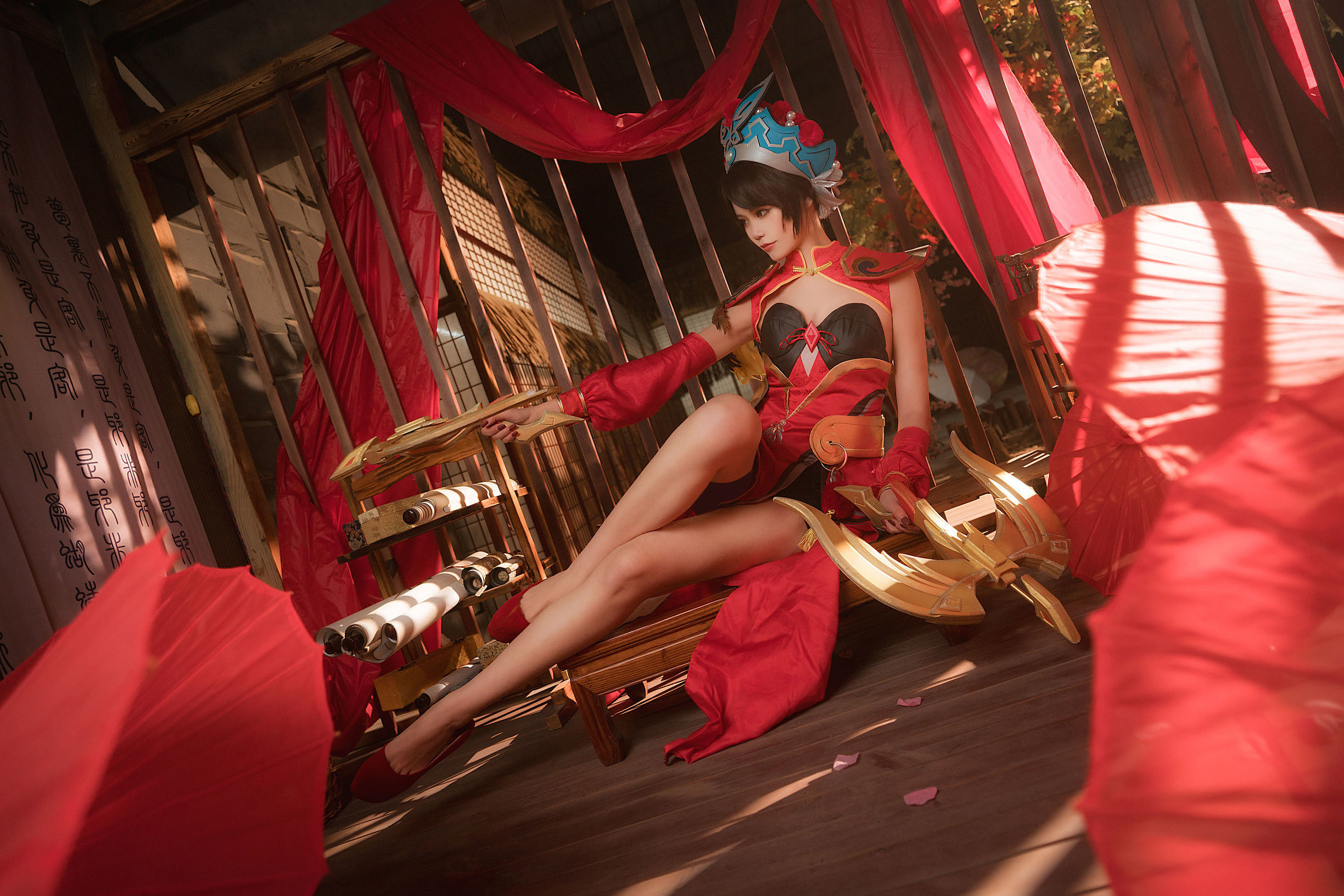 Popular cosplayer Qi Gu Er MIKI, Honor of Kings' Yu Ji