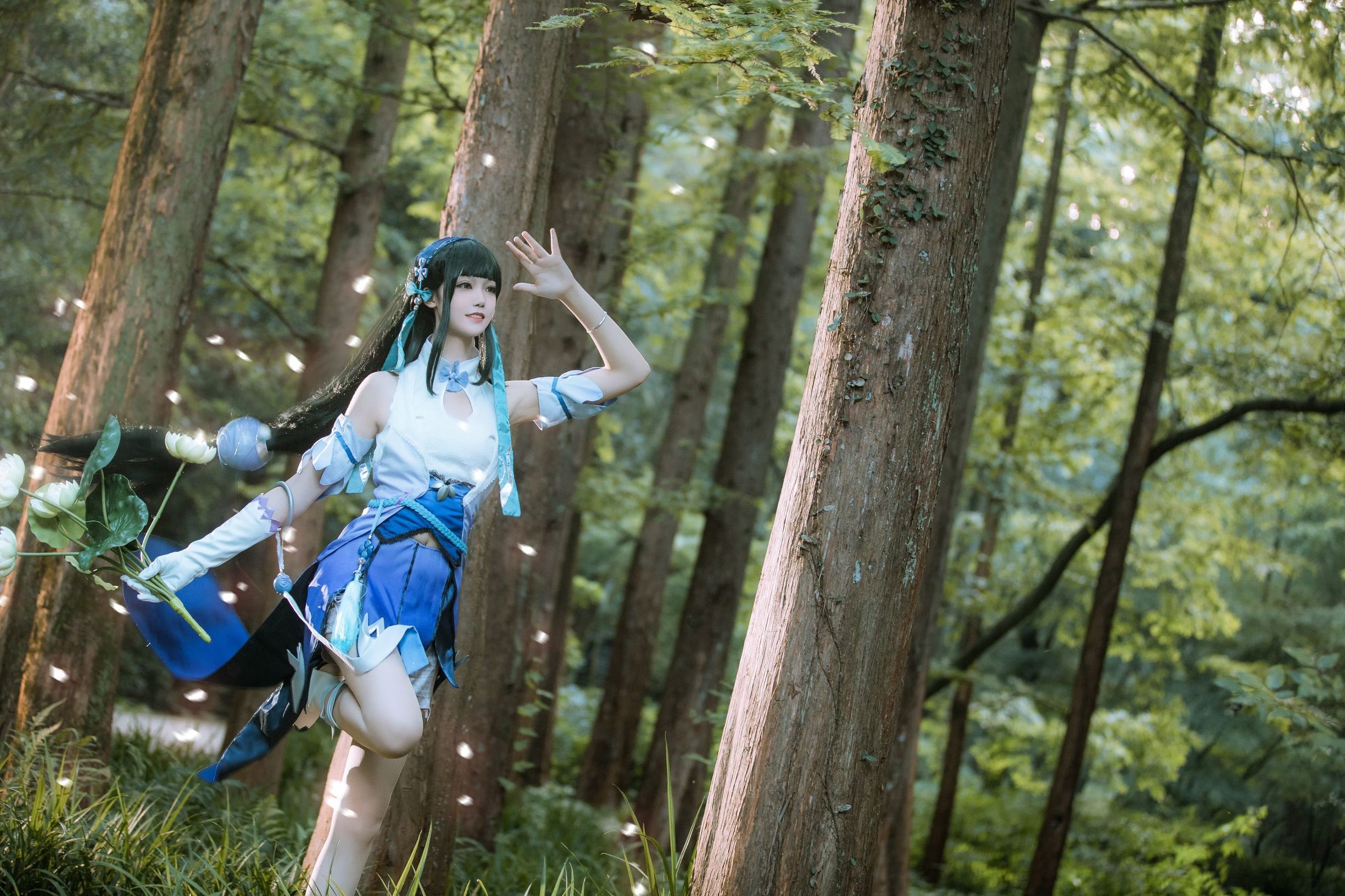 Popular cosplayer Qi Gu Er MIKI, Honor of Kings, Xi Shi