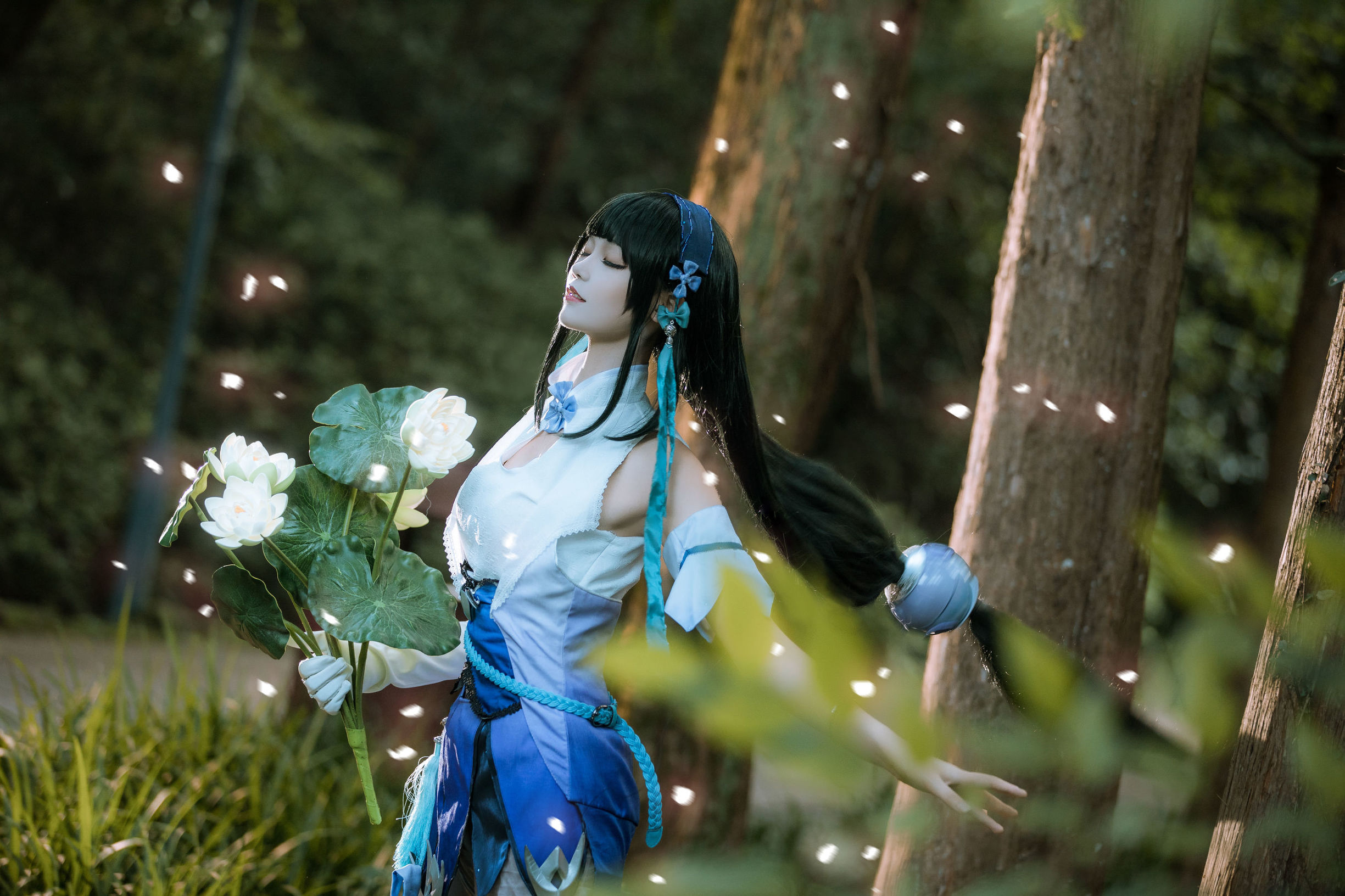Popular cosplayer Qi Gu Er MIKI, Honor of Kings, Xi Shi