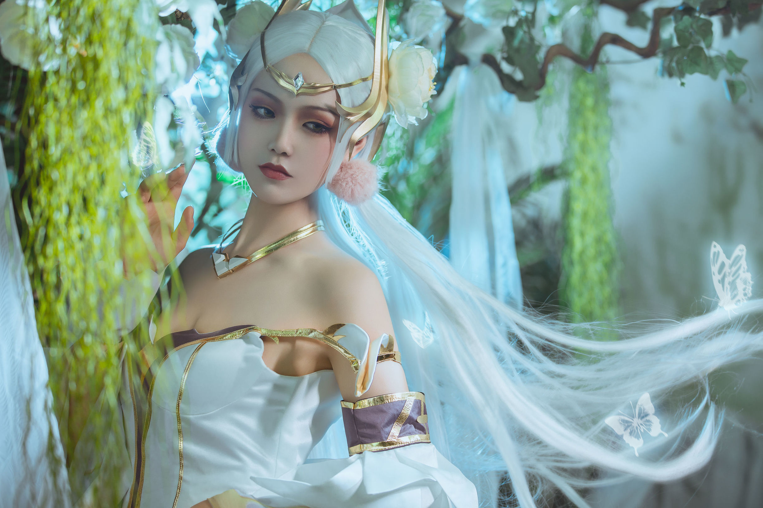Popular cosplayer Qi Gu'er MIKI, Honor of Kings, Diao Chan Golden Midsummer Night's Dream