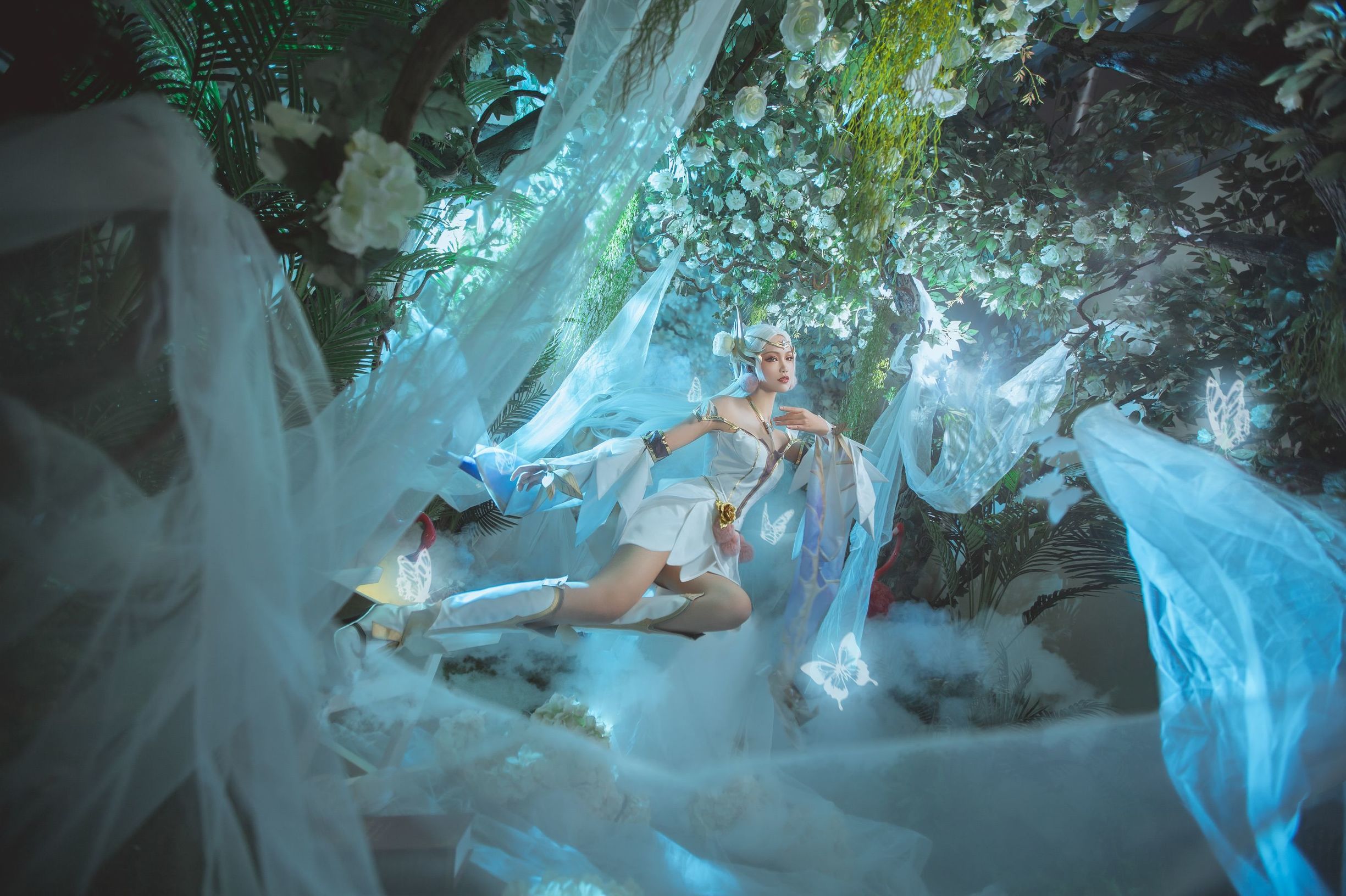 Popular cosplayer Qi Gu'er MIKI, Honor of Kings, Diao Chan Golden Midsummer Night's Dream