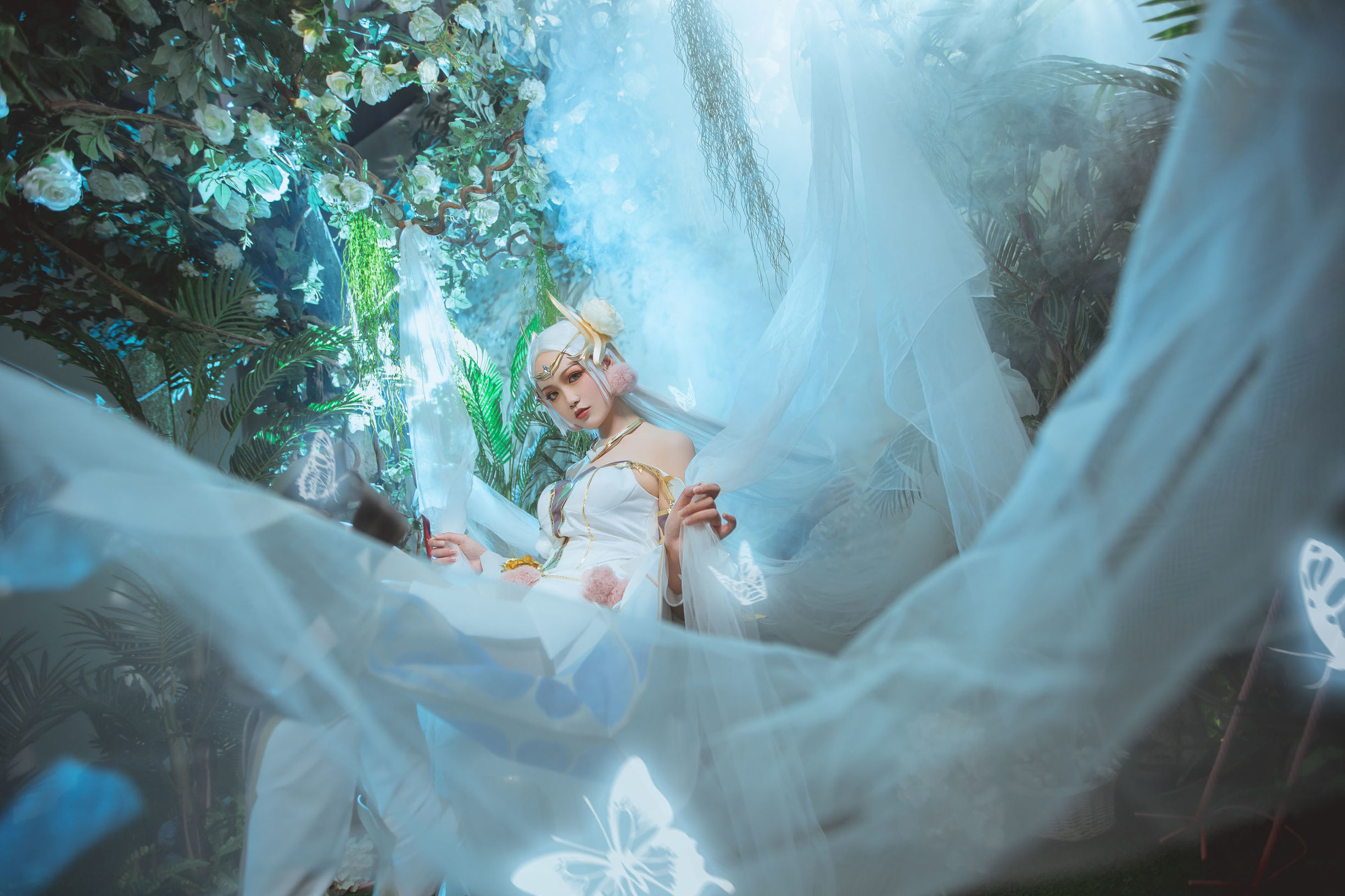 Popular cosplayer Qi Gu'er MIKI, Honor of Kings, Diao Chan Golden Midsummer Night's Dream