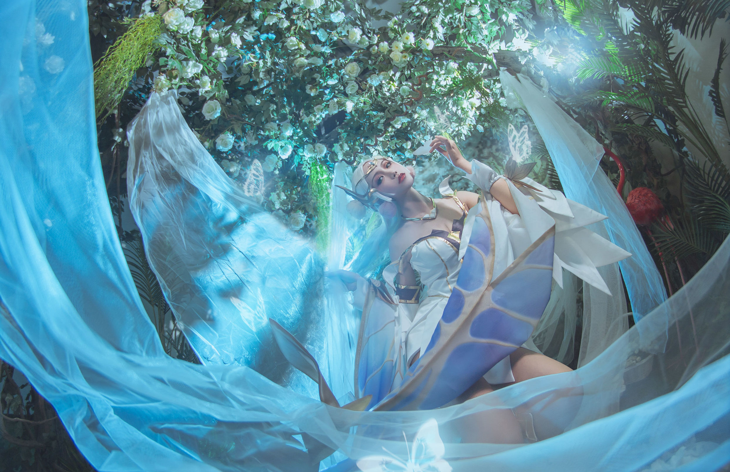 Popular cosplayer Qi Gu'er MIKI, Honor of Kings, Diao Chan Golden Midsummer Night's Dream