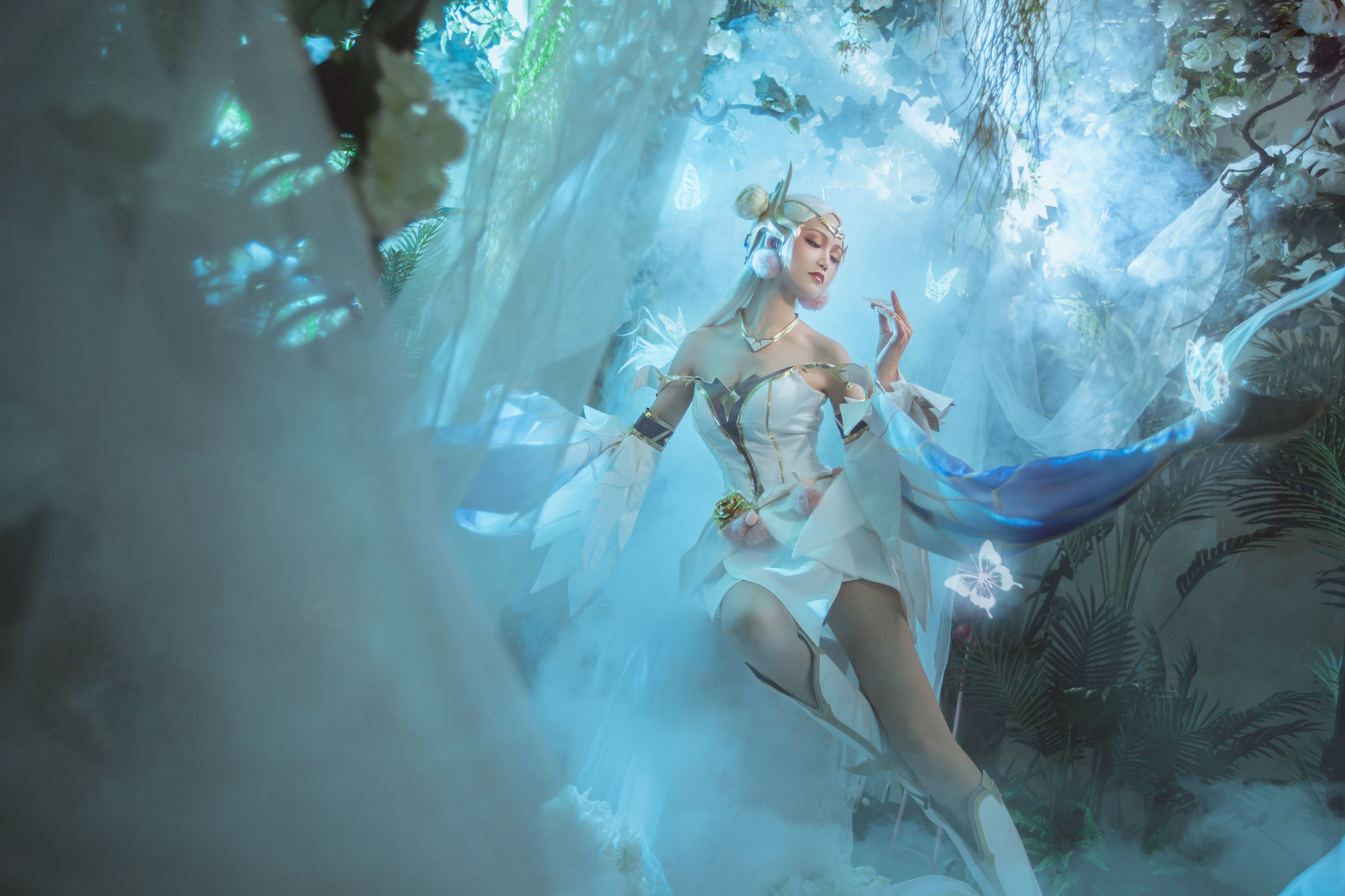Popular cosplayer Qi Gu'er MIKI, Honor of Kings, Diao Chan Golden Midsummer Night's Dream
