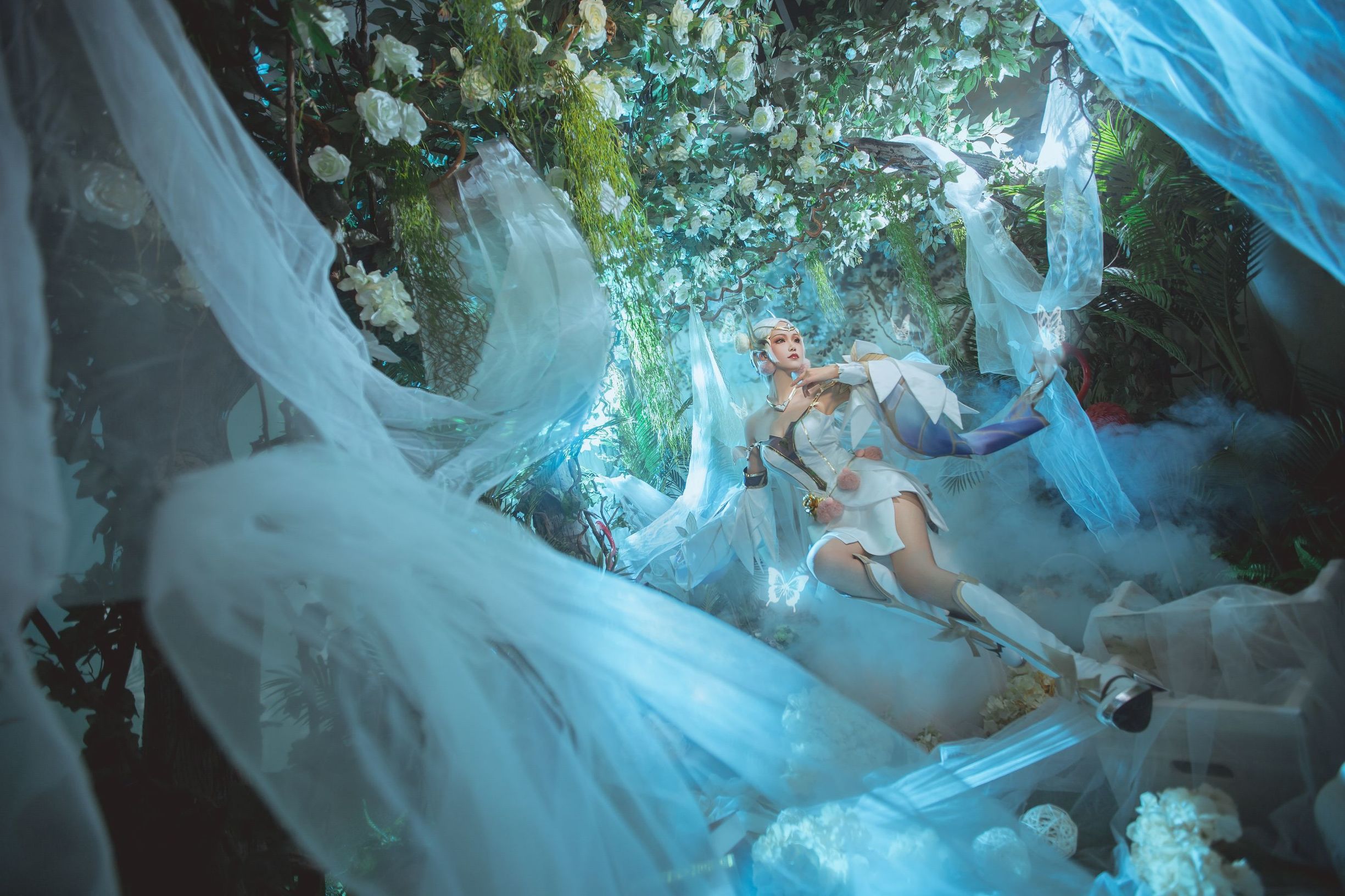 Popular cosplayer Qi Gu'er MIKI, Honor of Kings, Diao Chan Golden Midsummer Night's Dream