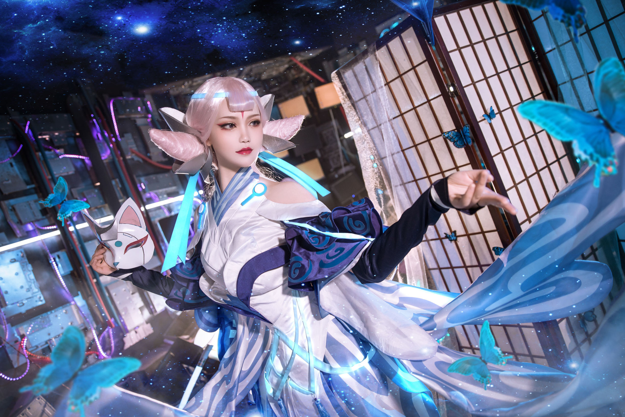 Popular coser Qi Gu Er MIKI, Honor of Kings, Diao Chan