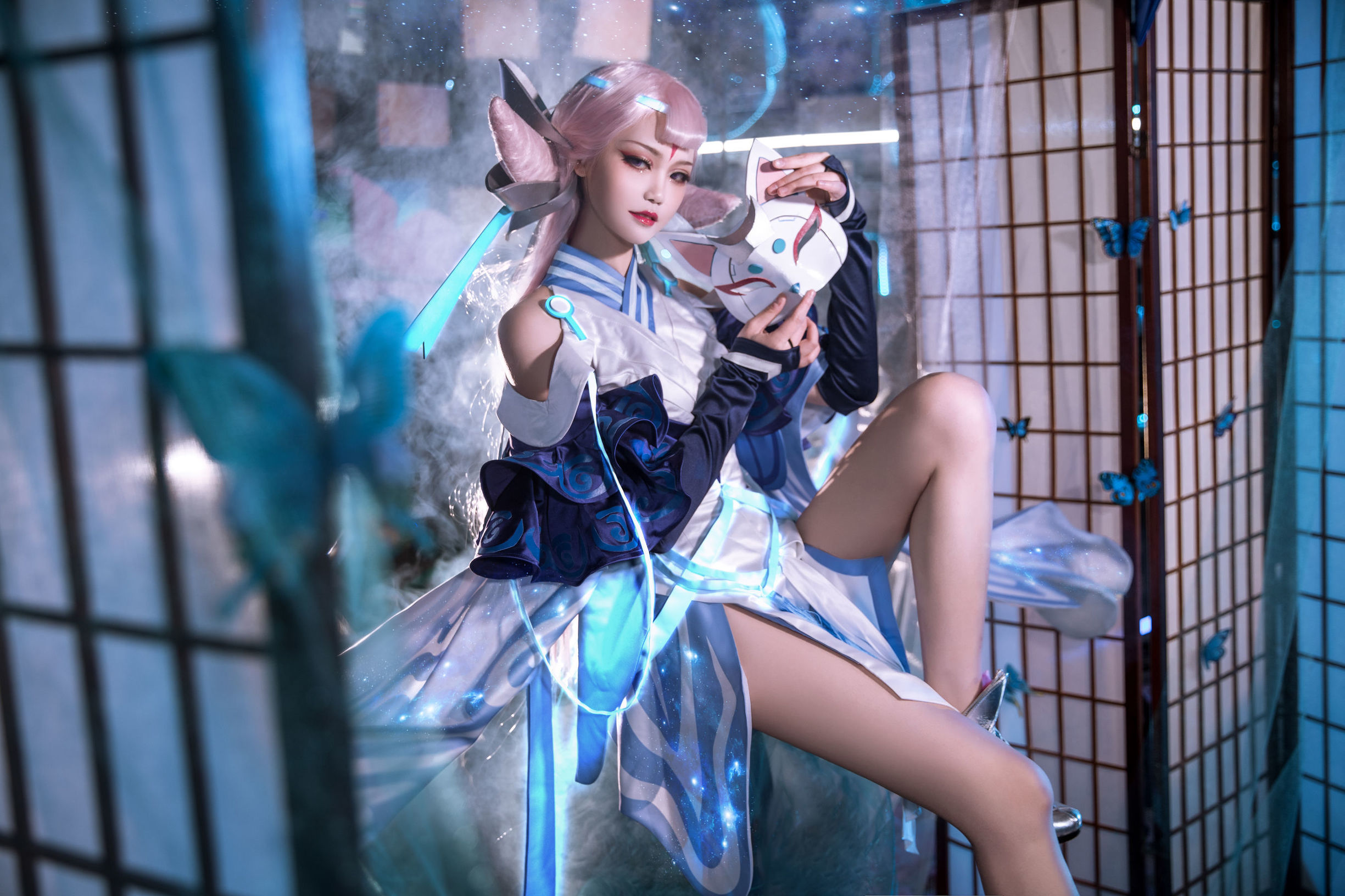Popular coser Qi Gu Er MIKI, Honor of Kings, Diao Chan