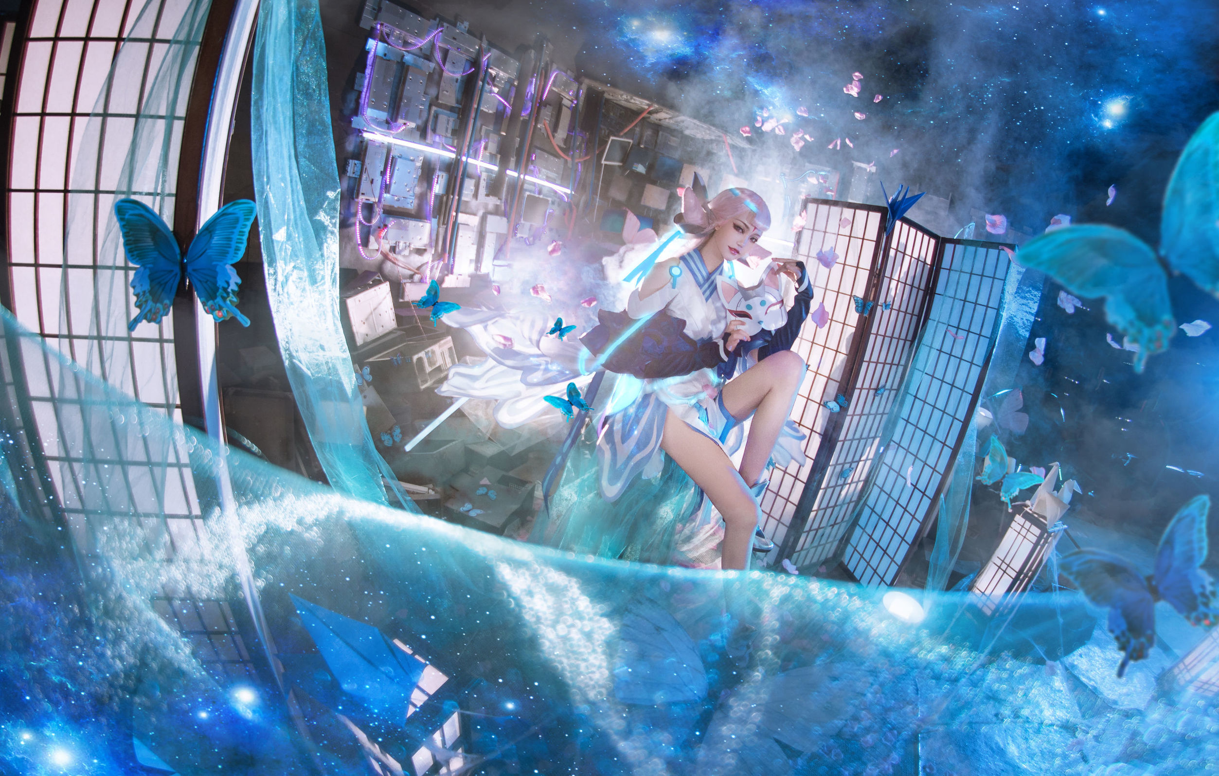 Popular coser Qi Gu Er MIKI, Honor of Kings, Diao Chan