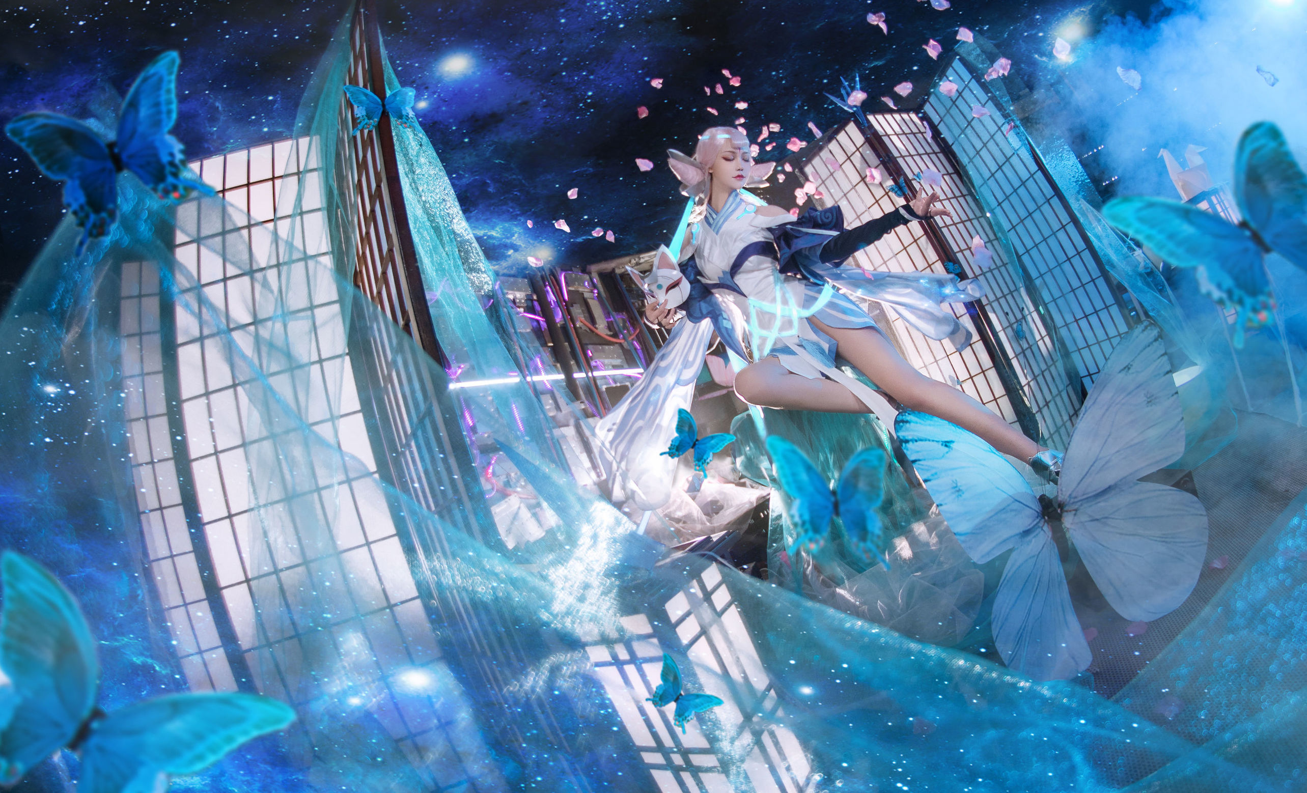 Popular coser Qi Gu Er MIKI, Honor of Kings, Diao Chan