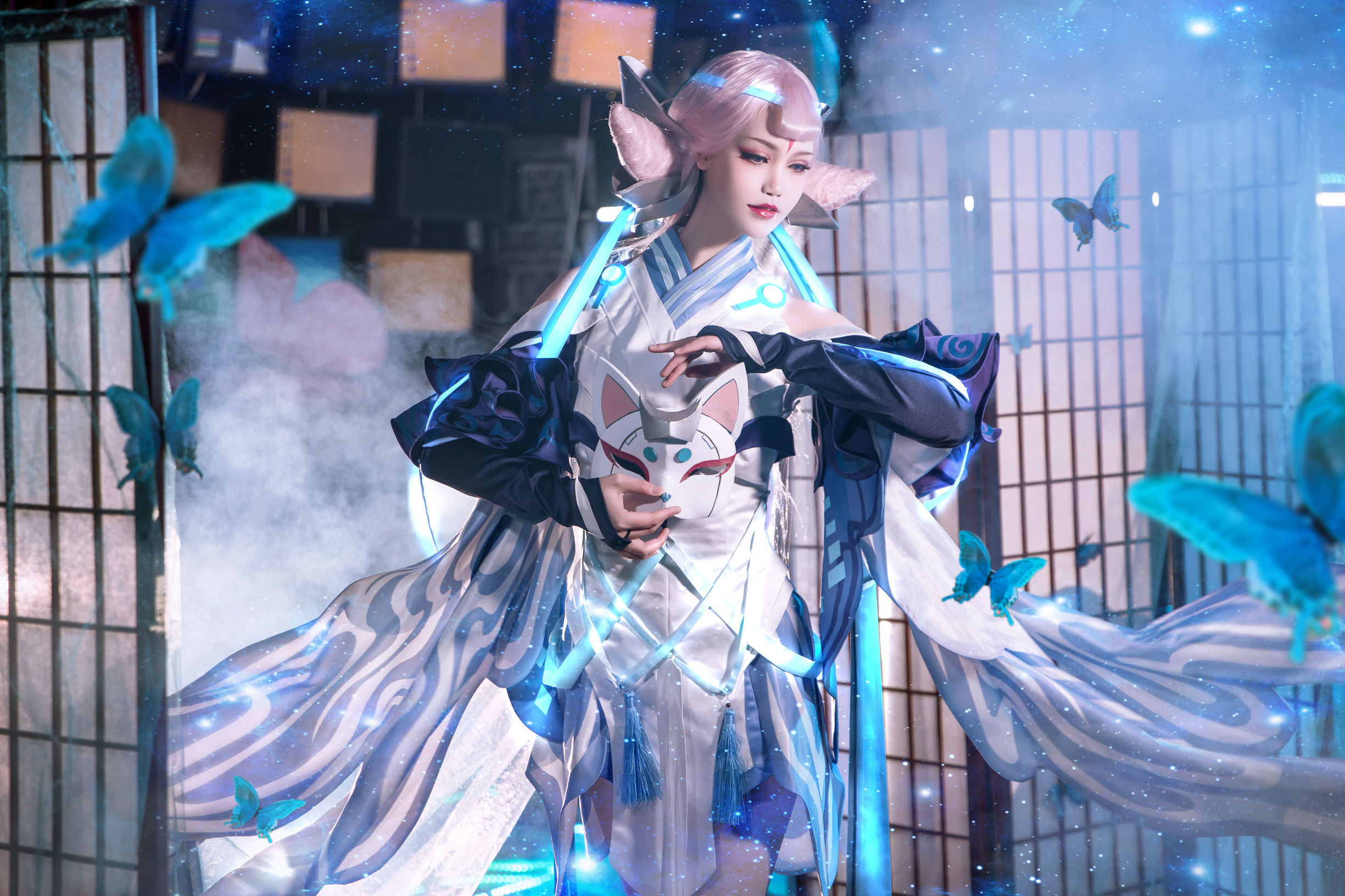 Popular coser Qi Gu Er MIKI, Honor of Kings, Diao Chan