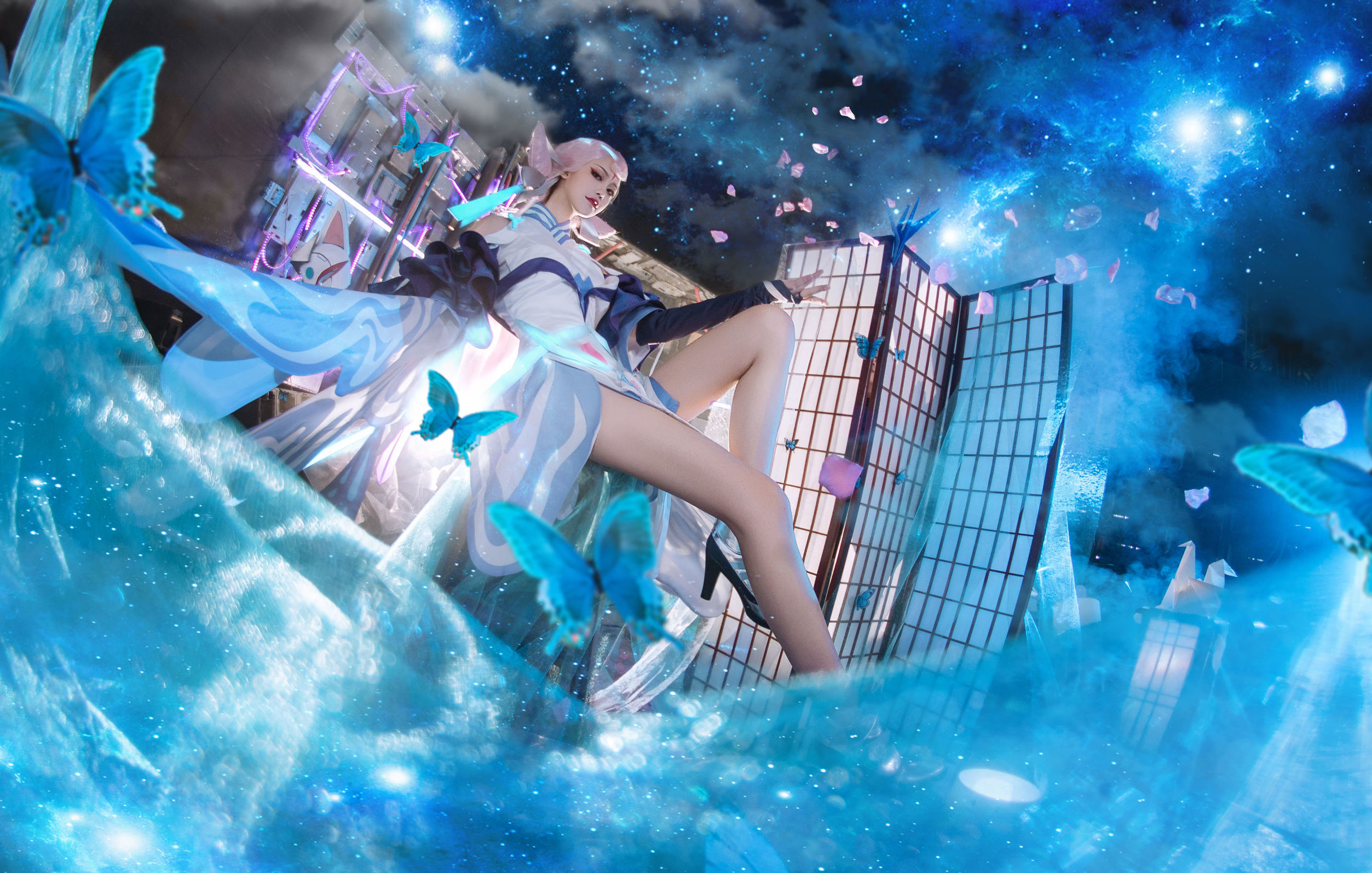 Popular coser Qi Gu Er MIKI, Honor of Kings, Diao Chan
