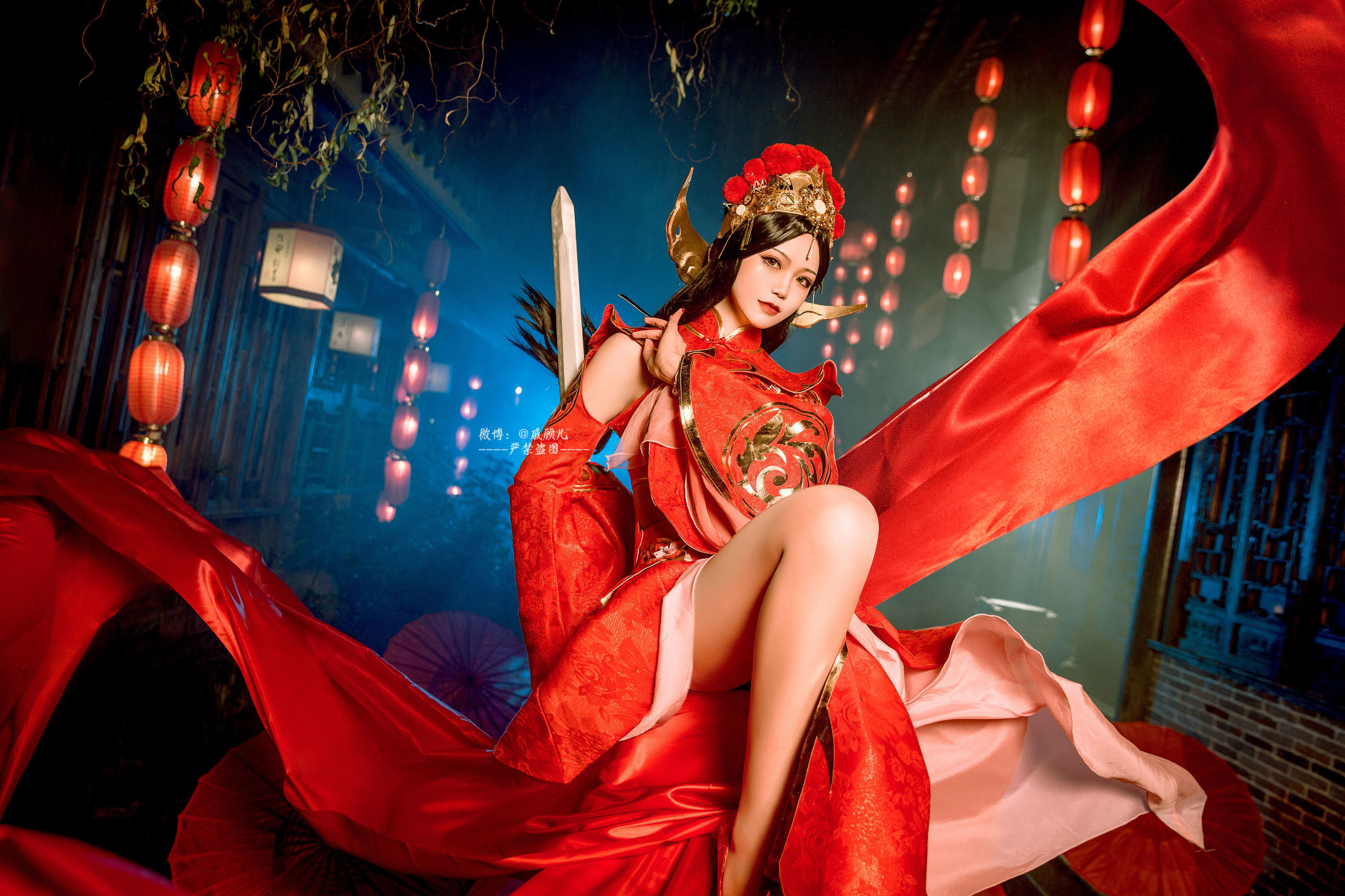 Popular coser Qi Gu Er MIKI, Honor of Kings, Luna's lifelong love