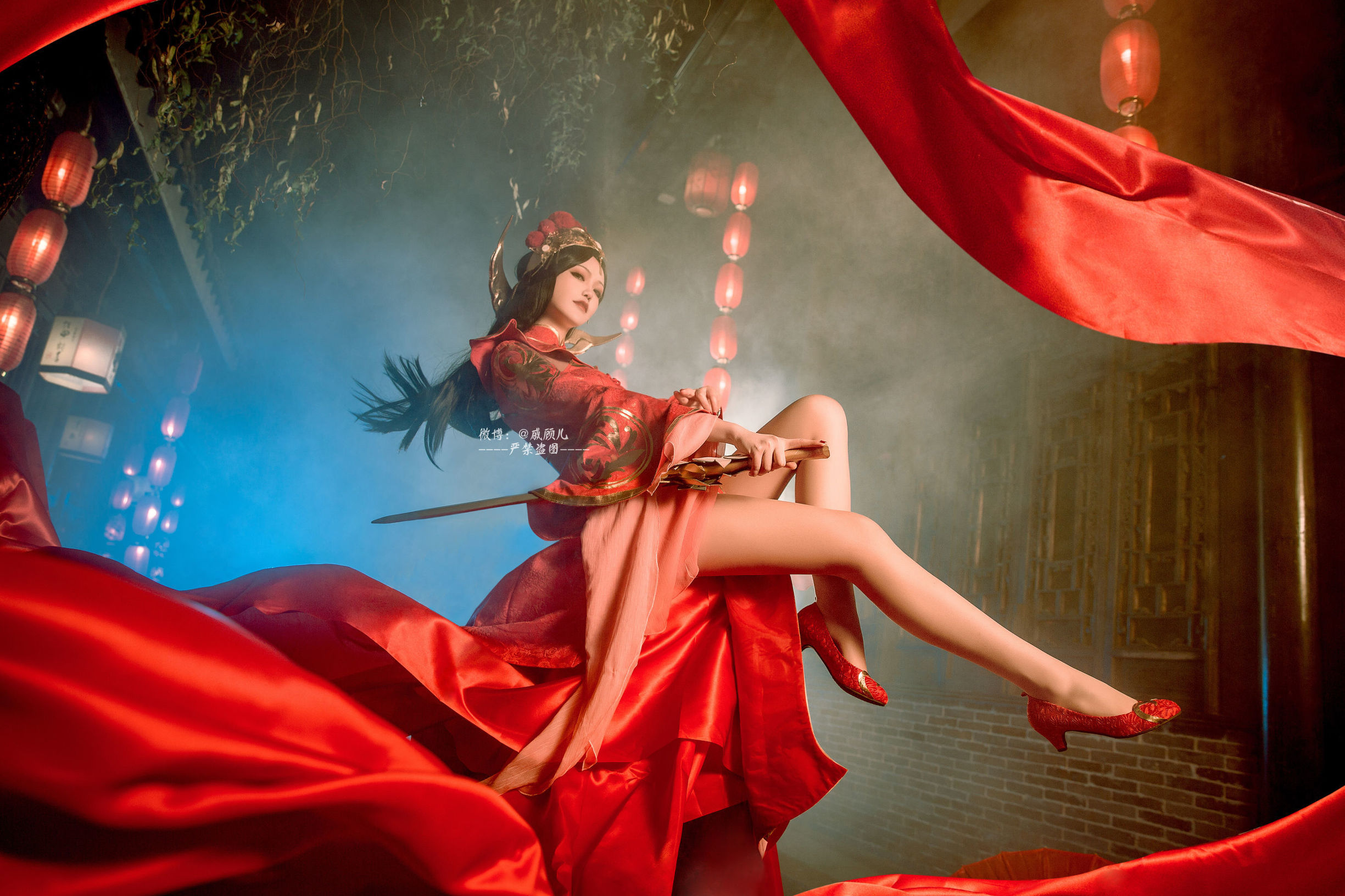Popular coser Qi Gu Er MIKI, Honor of Kings, Luna's lifelong love