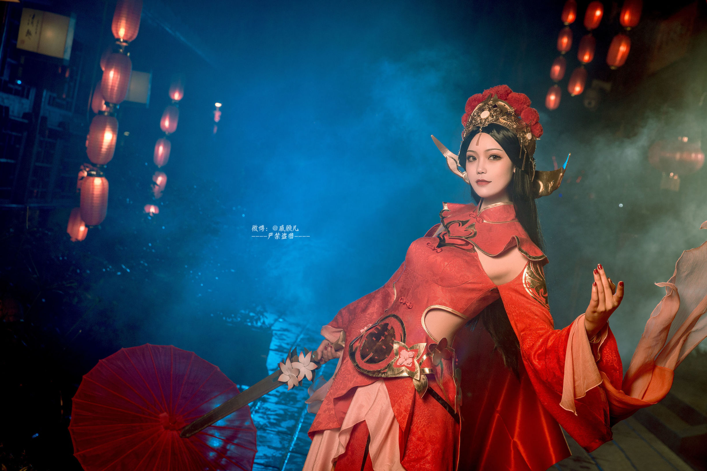 Popular coser Qi Gu Er MIKI, Honor of Kings, Luna's lifelong love