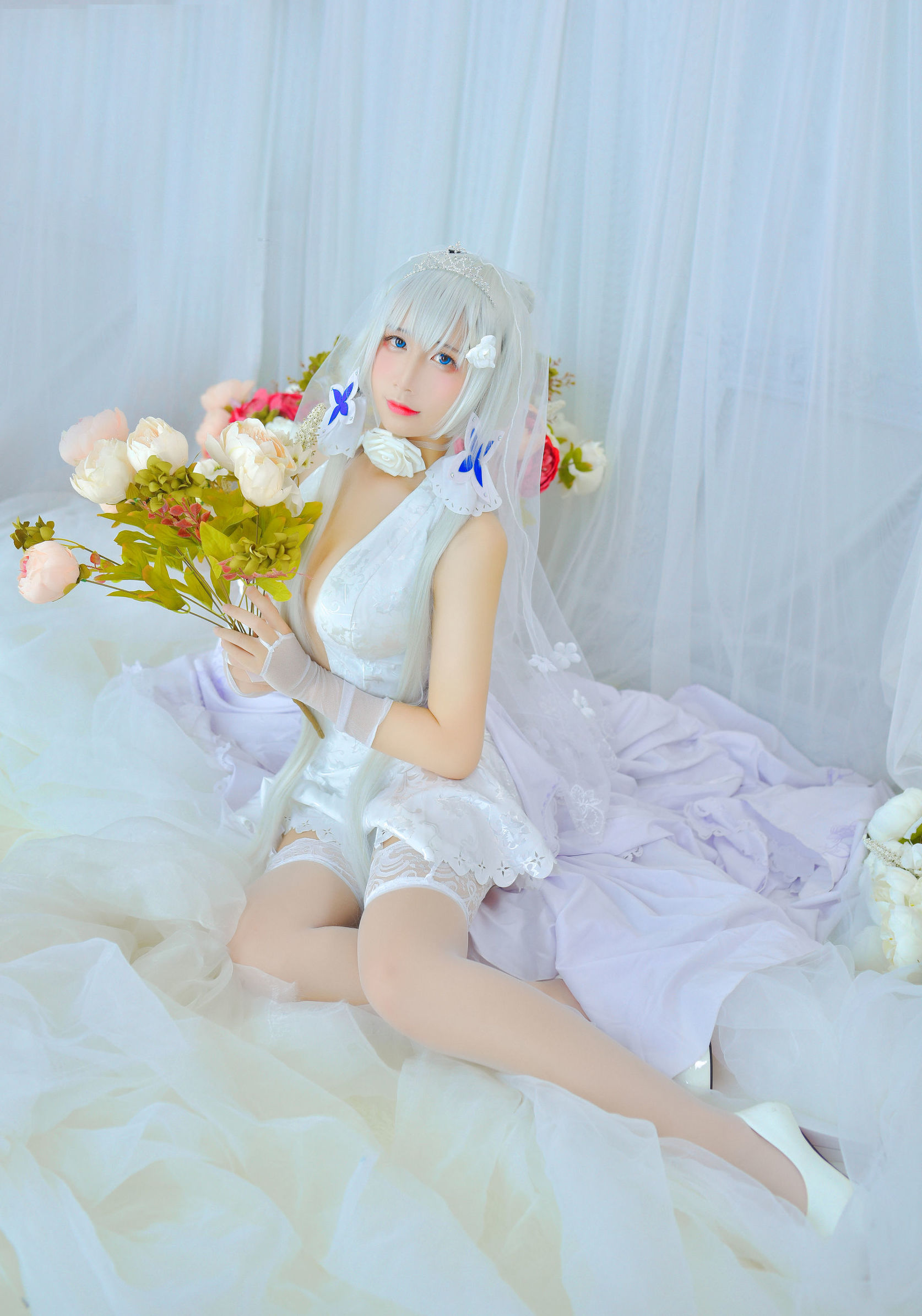 动漫博主九曲Jean 婚纱