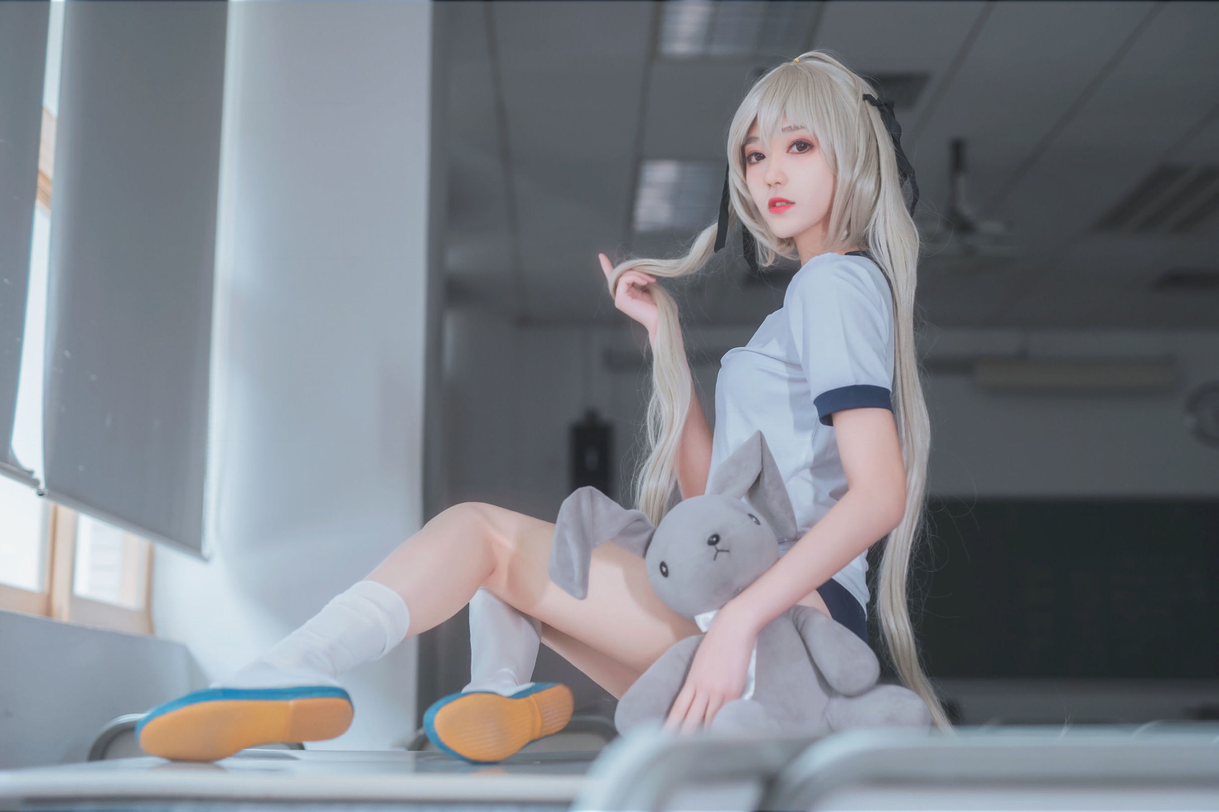 动漫博主南桃Momoko 春日野穹体操服