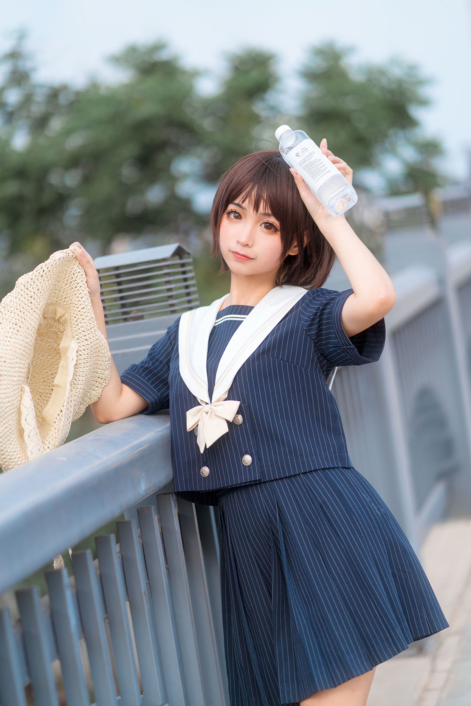 动漫博主蠢沫沫 JK制服