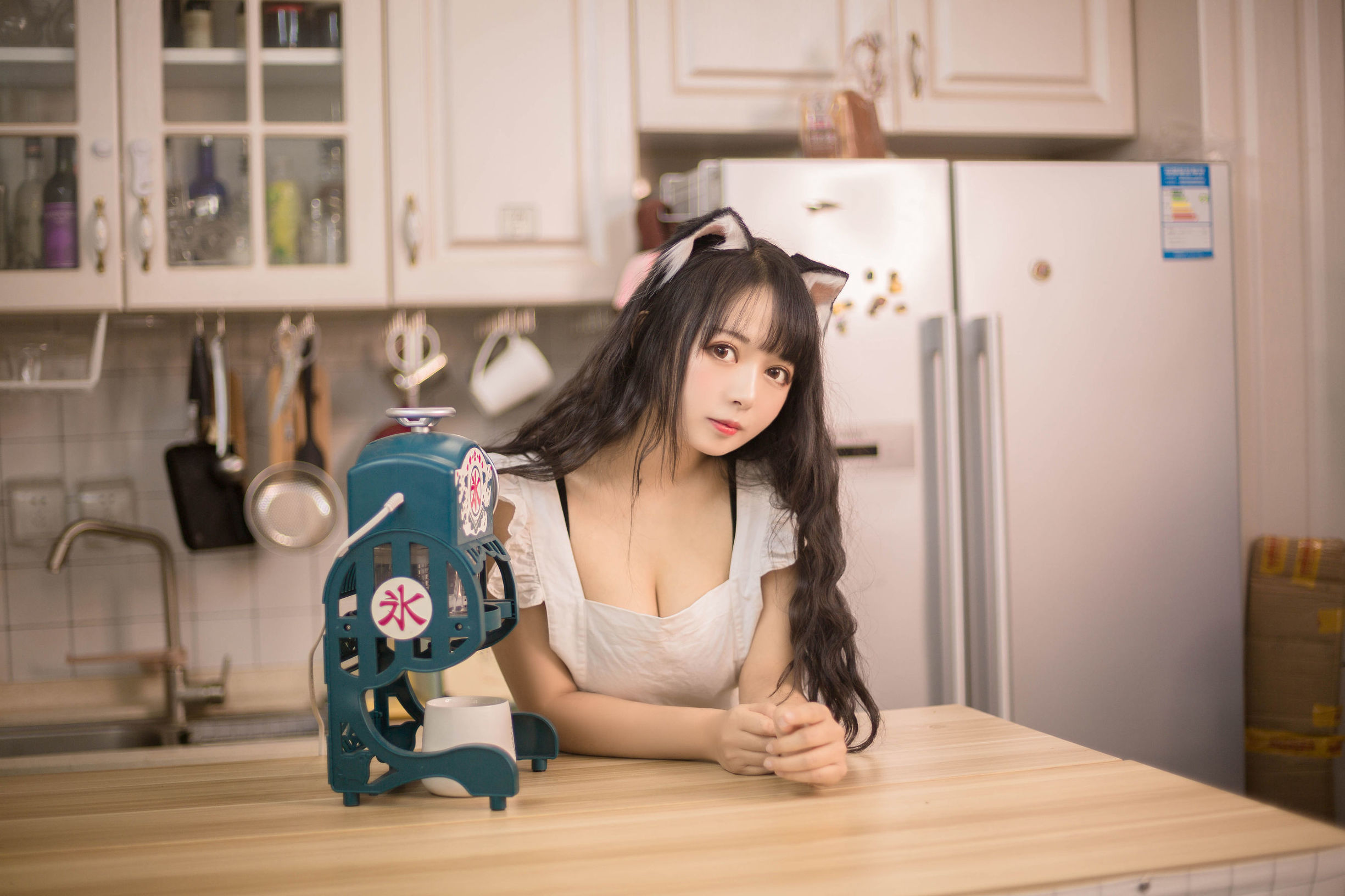 Đại Nhãn Mông Muội Hắc Miêu Miêu OvO Nhà Bếp