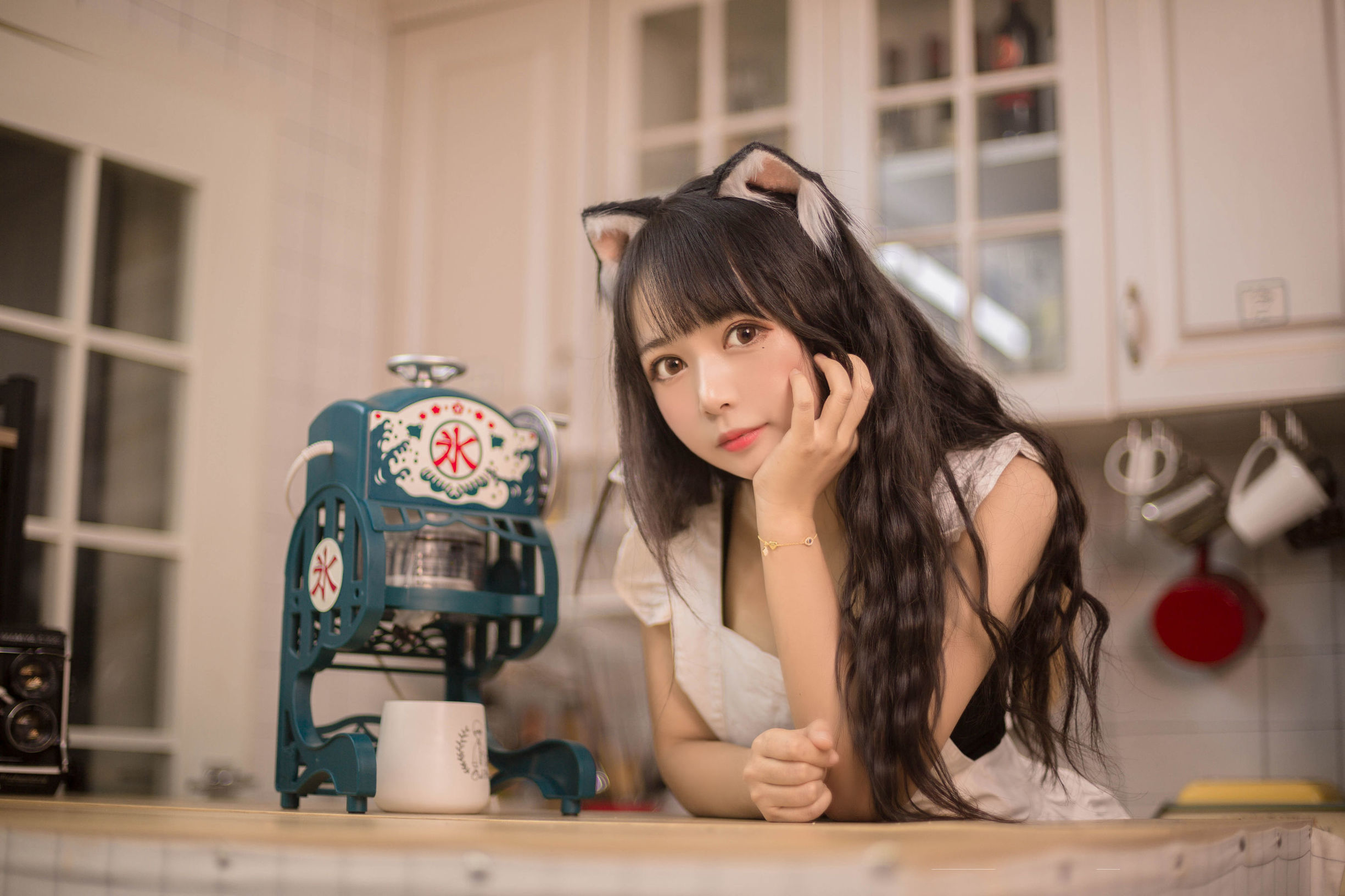Đại Nhãn Mông Muội Hắc Miêu Miêu OvO Nhà Bếp