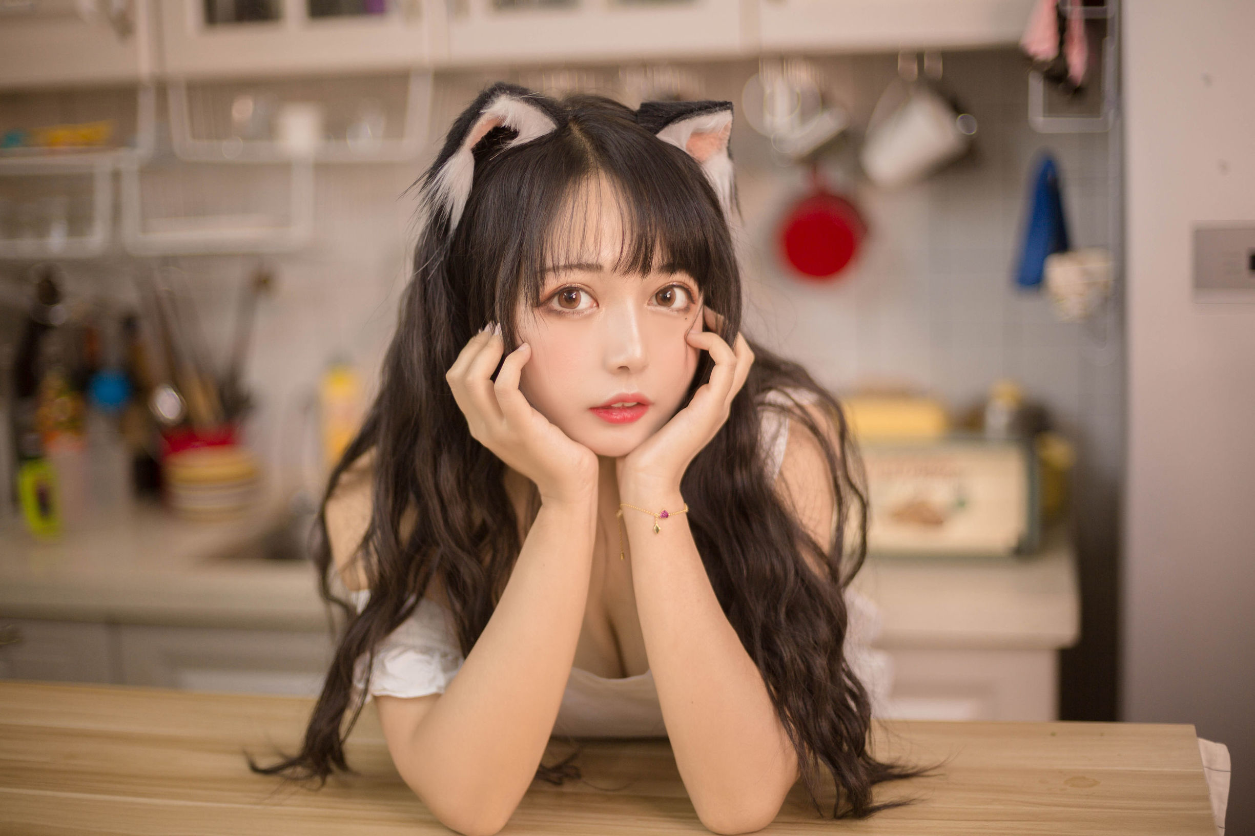 Đại Nhãn Mông Muội Hắc Miêu Miêu OvO Nhà Bếp